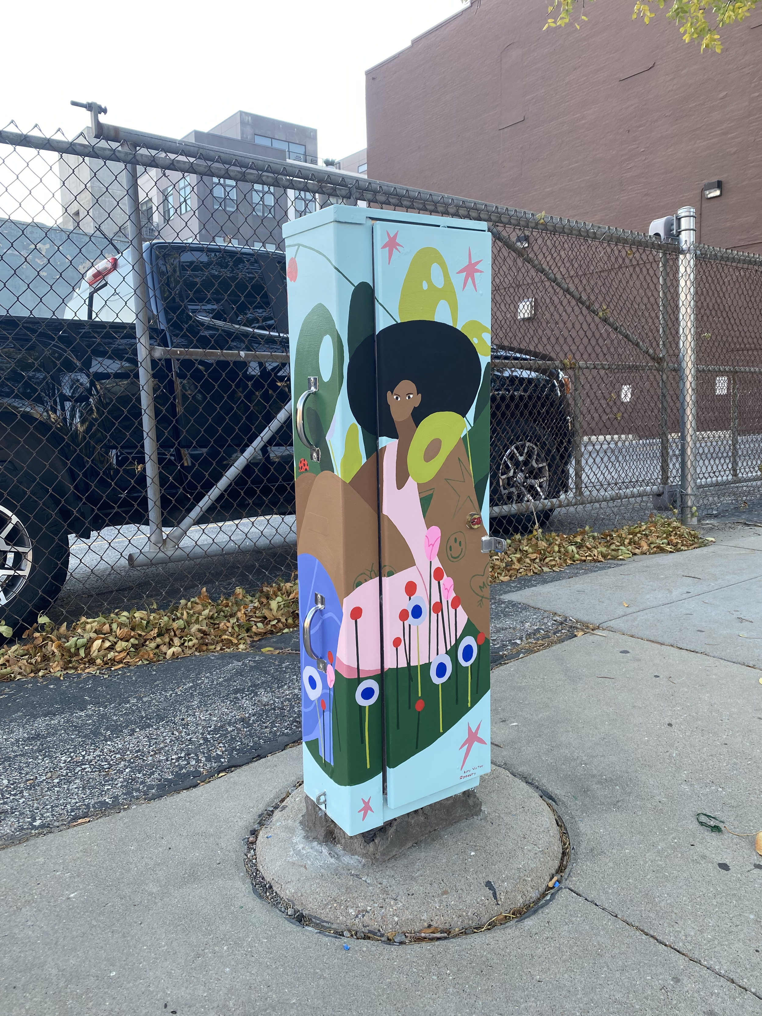 Old Market Utility Box Mini Mural 1