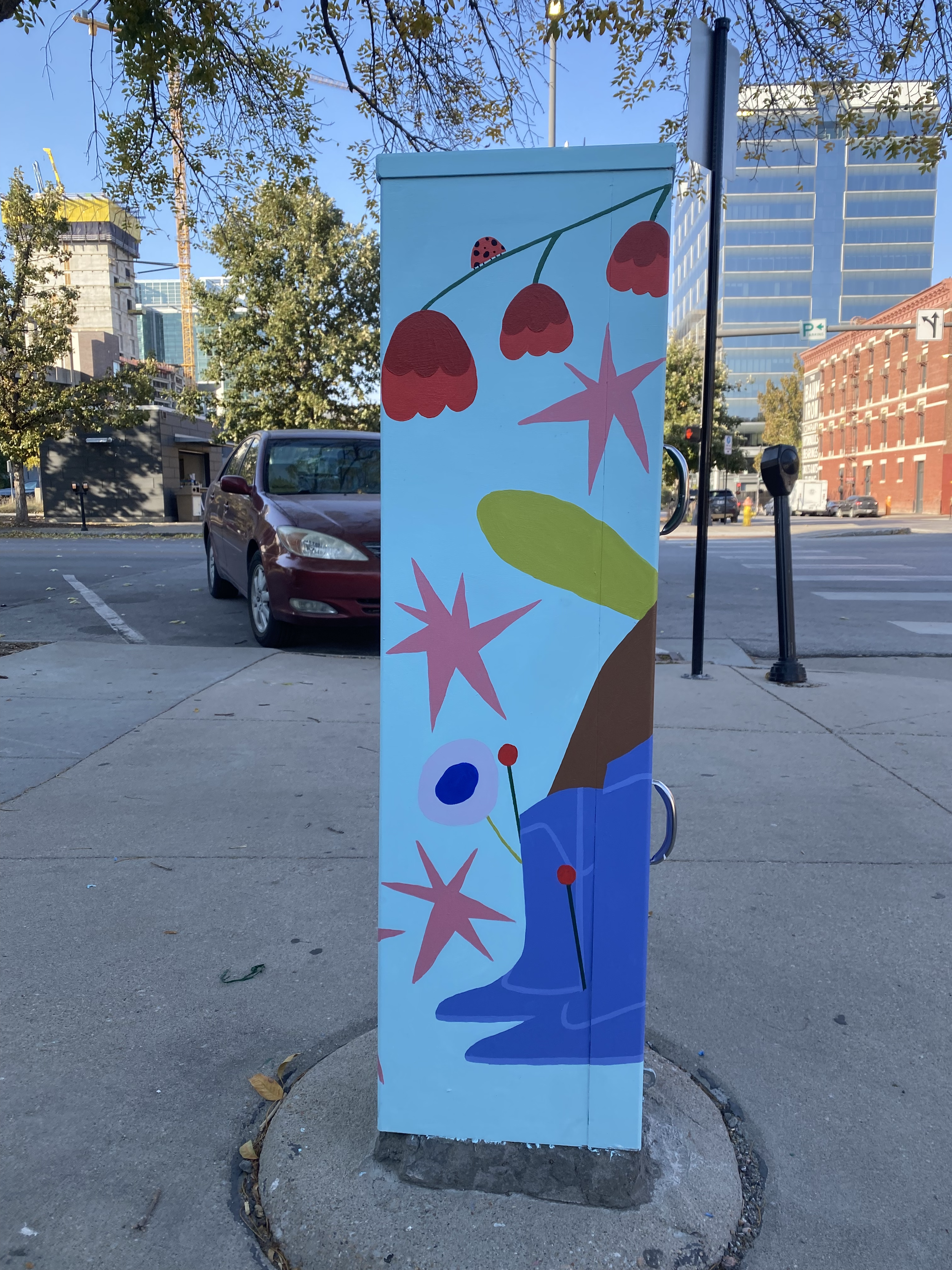 Old Market Utility Box Mini Mural 3