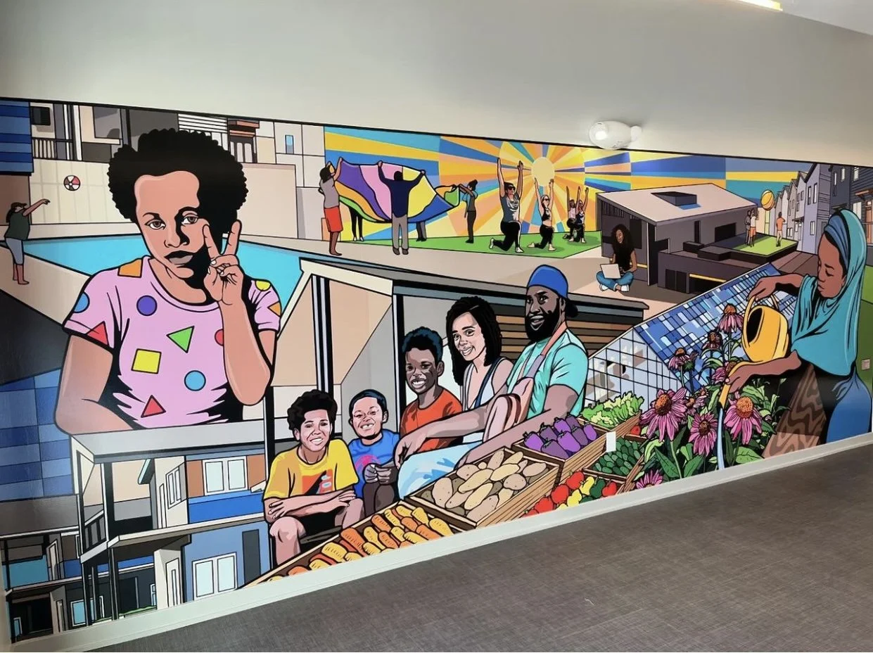 75 North/Highlander Mural Collaboration with Weston Thompson & Anthony Pena