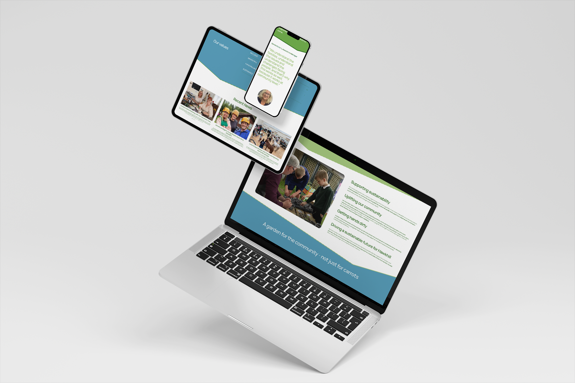 Reconnecting a community - A new website for Hawkhill Community Association