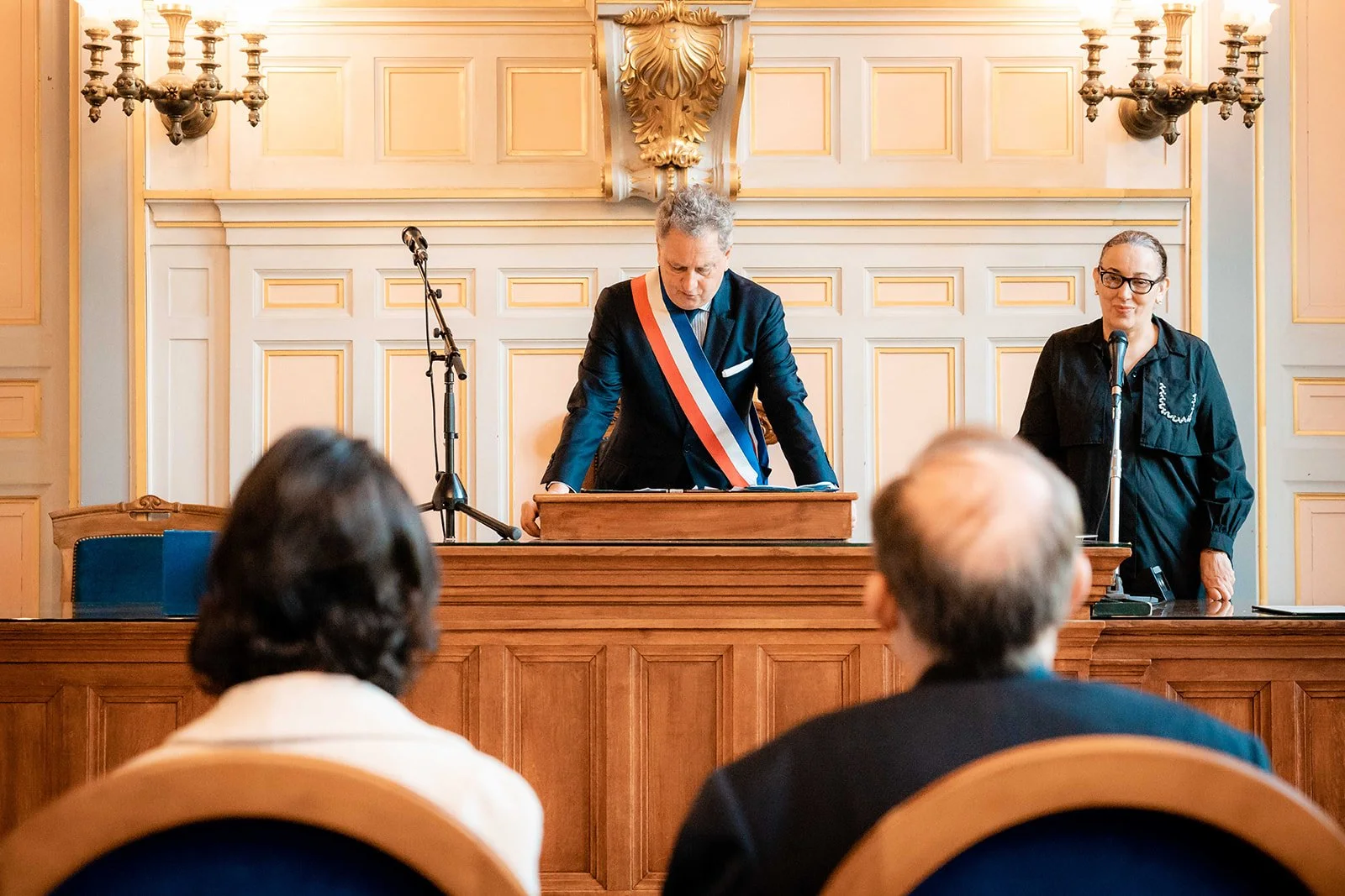  Elegant wedding ceremony 16th district Paris 