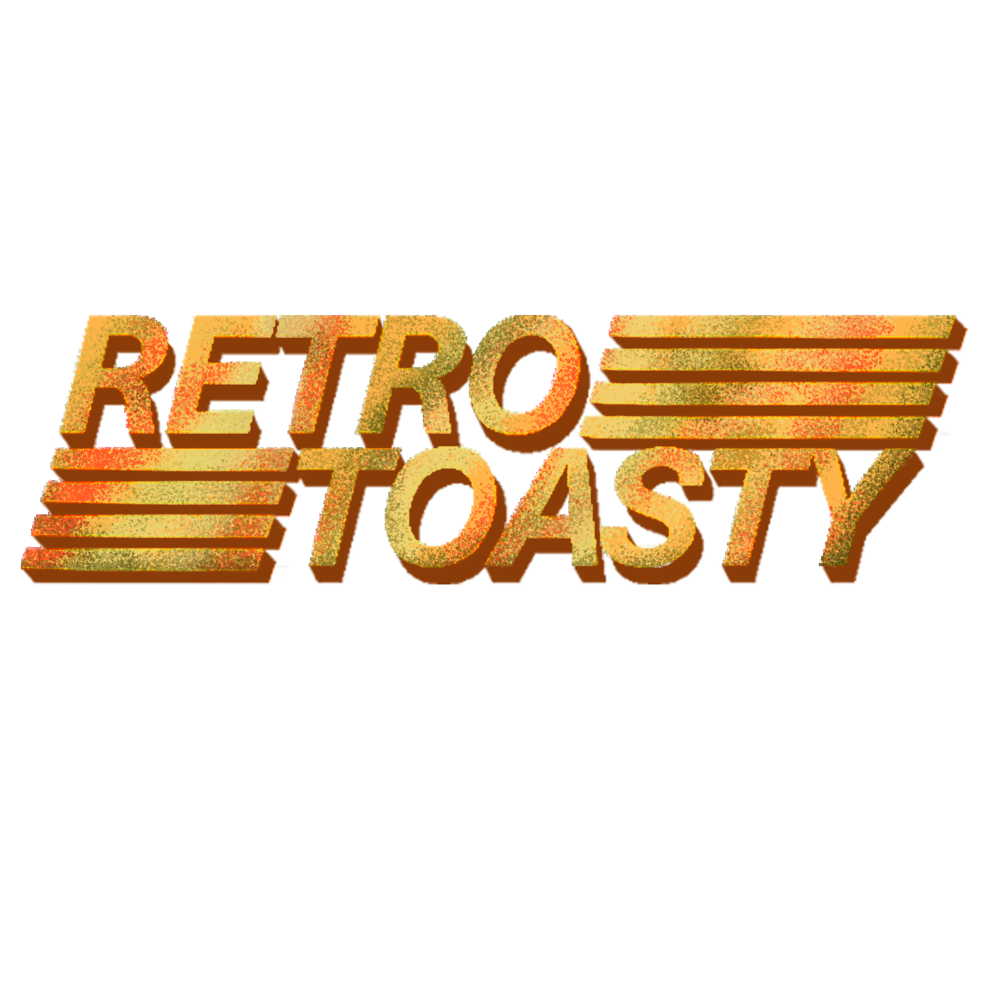 The Nintendo Power inspired logo, with a toasty finish!