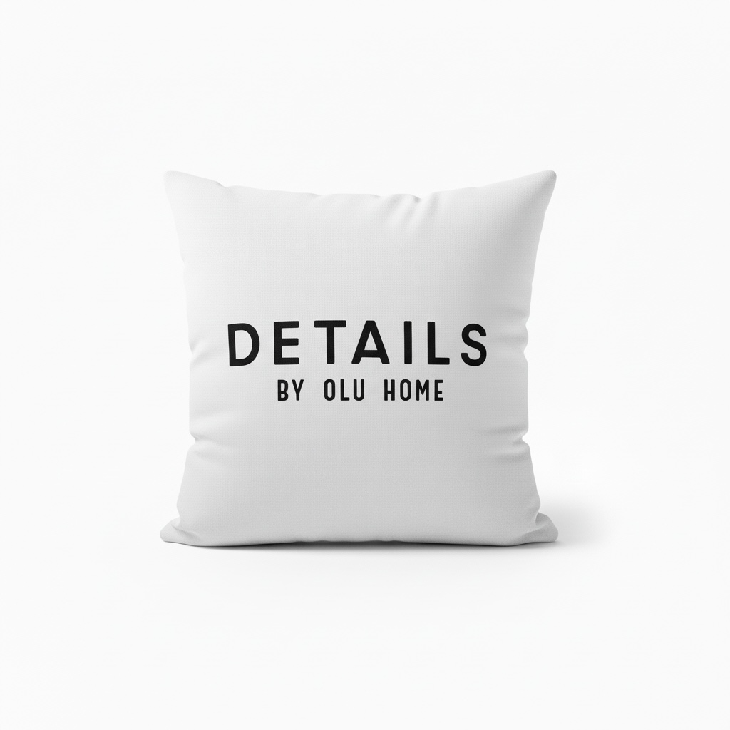 BY OLU HOME Pillowcase White