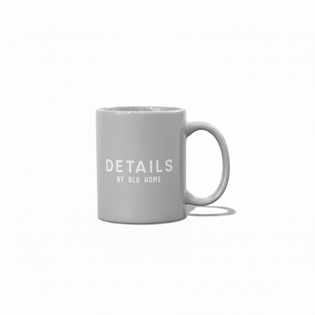 BY OLU HOME Coffee Mug Grey