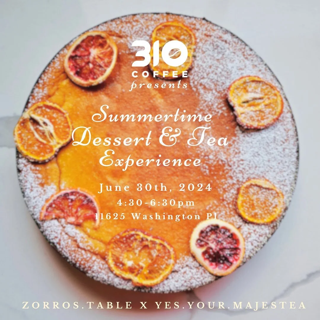 We are so excited to announce our newest event next Sunday 6/30 4:30pm - Summertime Dessert & Tea Pairing Experience hosted by our very own barista, Malia of @zorros.table and Tea Sommelier, Ksenia of @yesyourmajestea 🍰🫖
Join us for an unforge