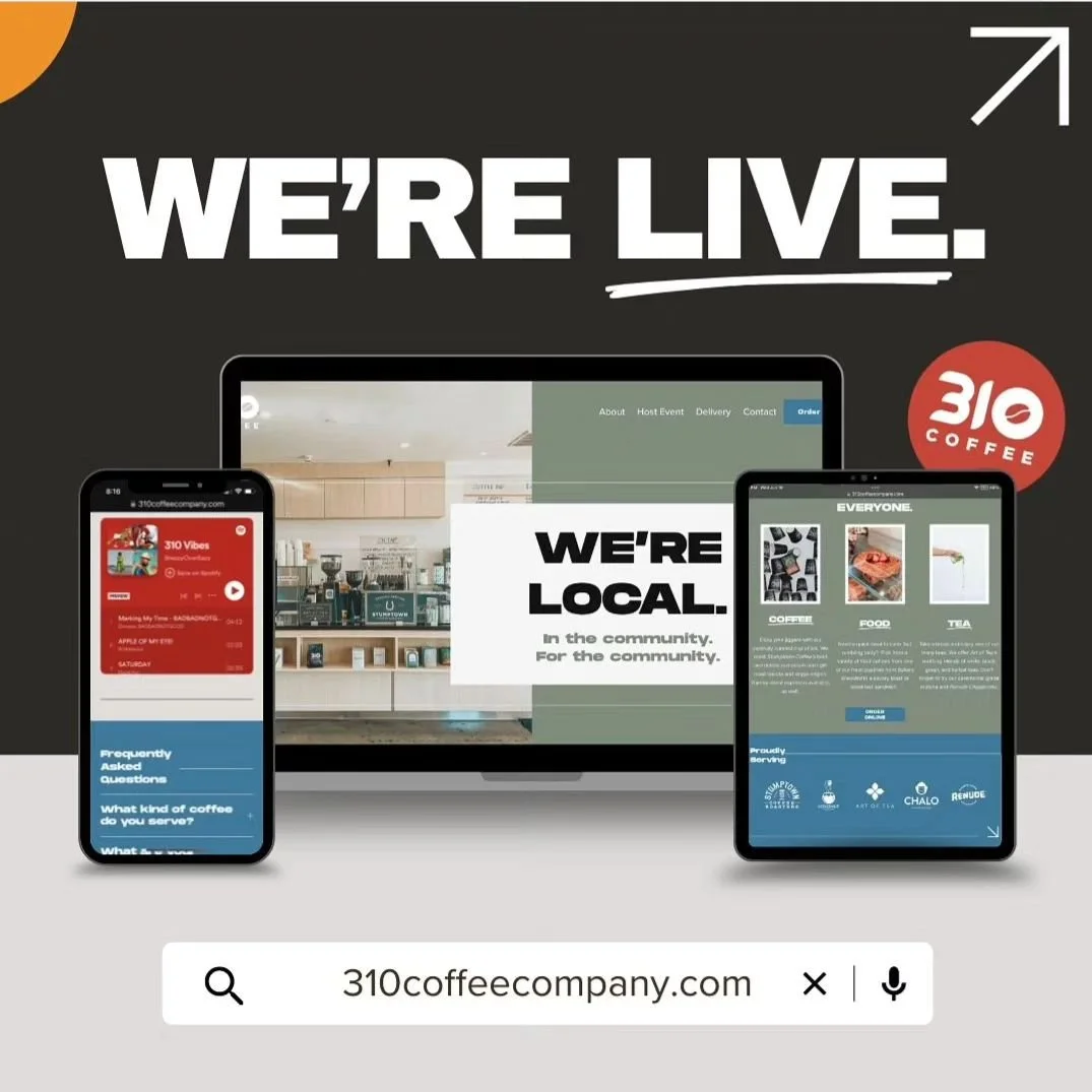 Happy Monday, 310 Fam! Our new website is live, check it out in our bio to see news & announcements, upcoming events, hours, & more! 
You can also place online orders for fast & easy pick up at the counter or inquire about renting the ca