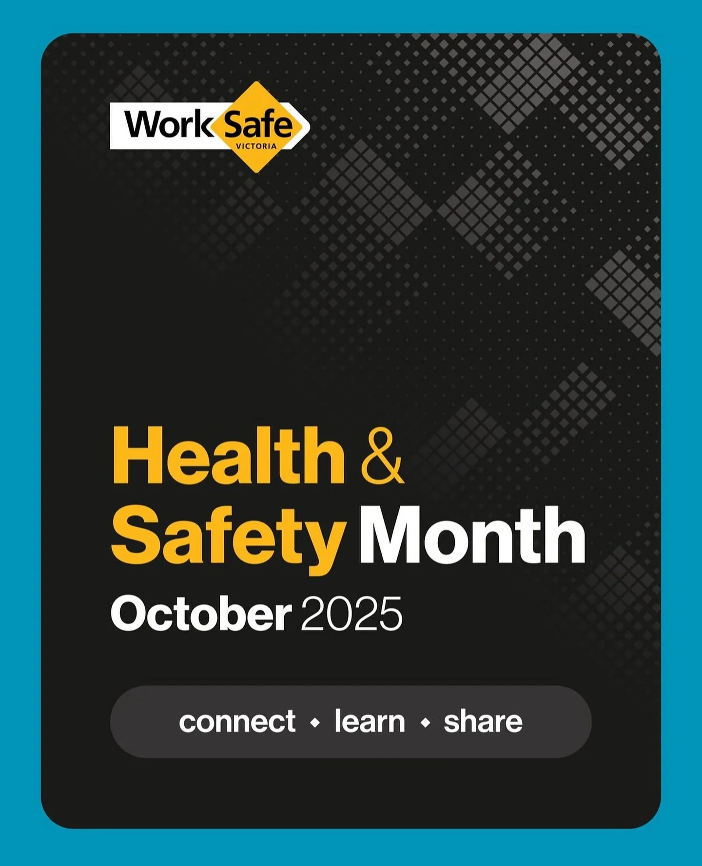Health &amp; Safety Month October 2025 connect &bull; learn &bull; share

@worksafevic are running free online and in-person events throughout October for different industries and workplaces

Bookings via @worksafevic for this KYNETON EVENT - for Con
