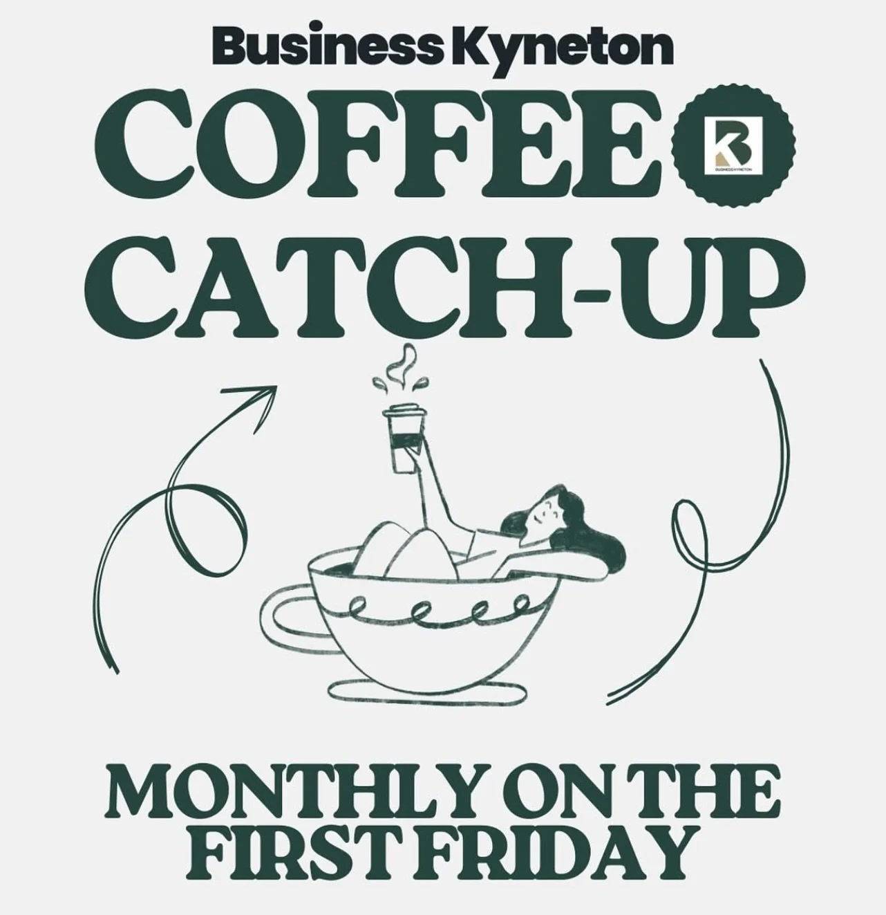 Join us on Friday, Oct 3rd at @socialfoundryau from 9am until 10am for the Business Kyneton Monthly Coffee Catch-Up. Buy a coffee, or a treat or even breakfast, and chat to other local business owners, sole traders, and freelancers. 

📍Social Foundr