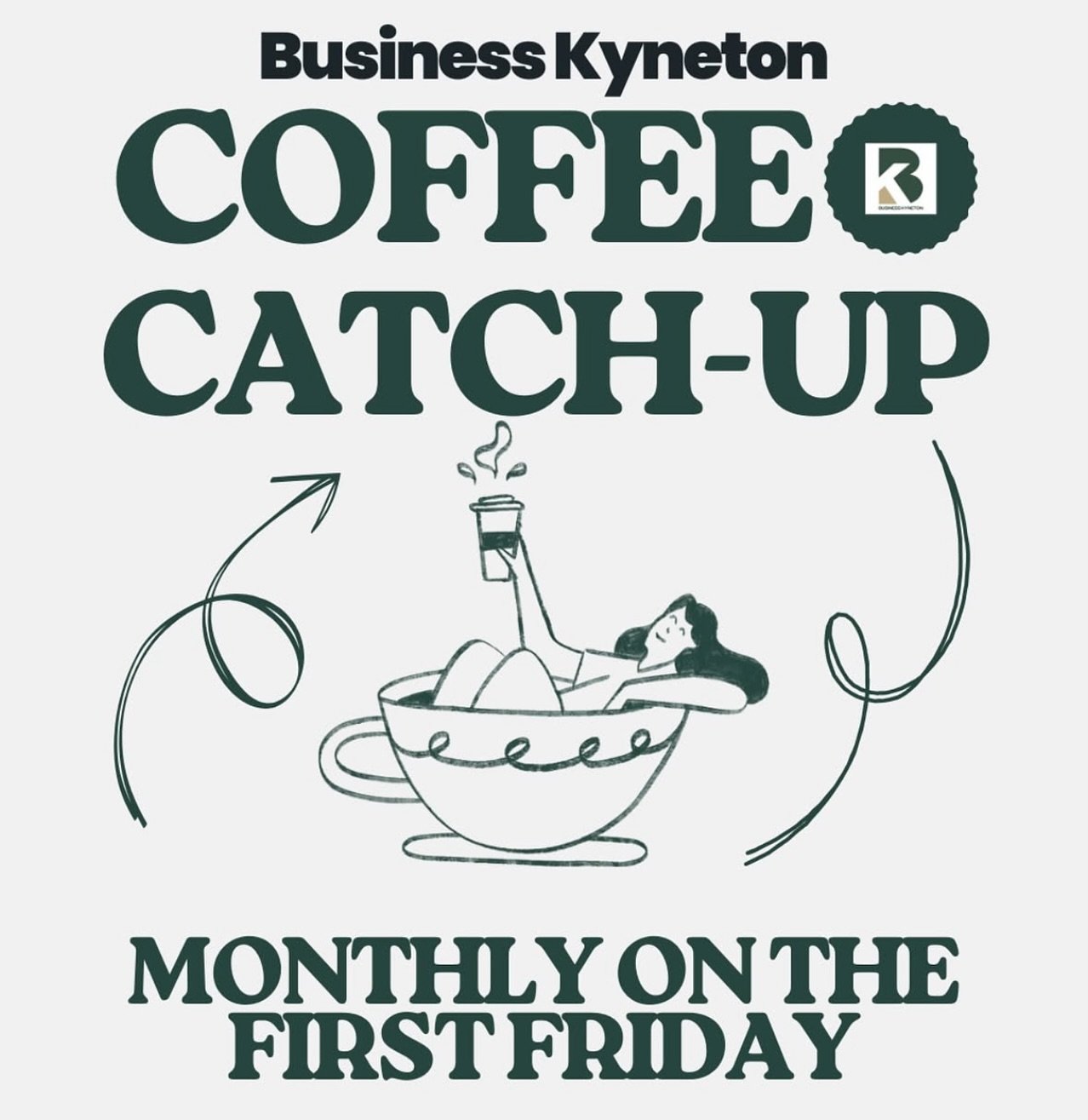 Join us on Friday, Sept 5th at @socialfoundryau from 9am until 10am for the Business Kyneton Monthly Coffee Catch-Up. Buy a coffee, or a treat or even breakfast, and chat to other local business owners, sole traders, and freelancers.

Everyone welcom
