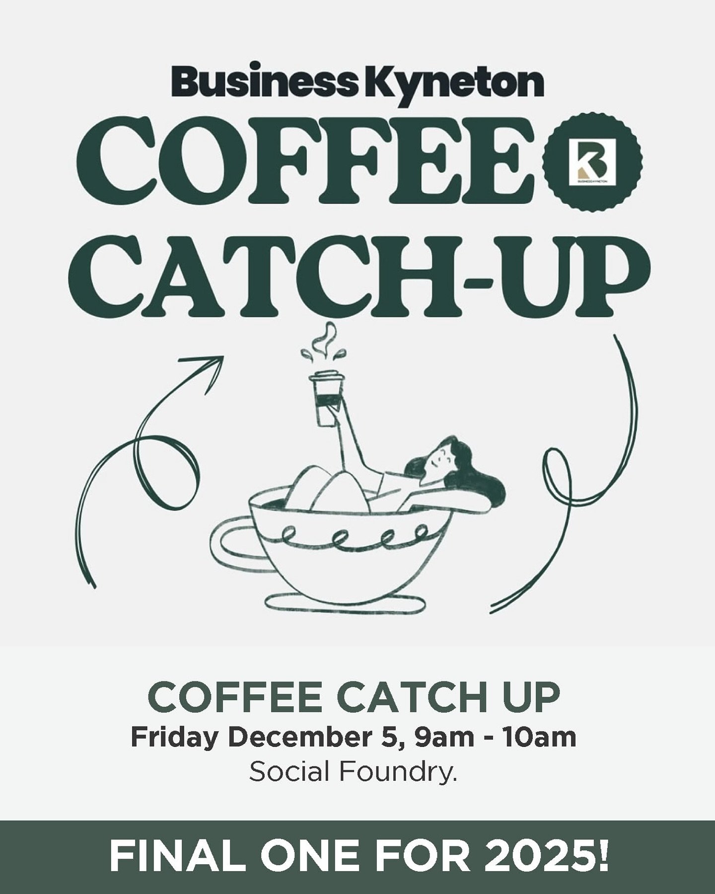 Can&rsquo;t come to our barefoot bowls Christmas🎄get-together this Thursday night? Don&rsquo;t forget the☕️Coffee Catch-up at @socialfoundryau 

🗓️Fri 5th Dec 
⏰9-10am
💳Purchase your own

❗️The last one for the year. Everyone welcome. See you ther