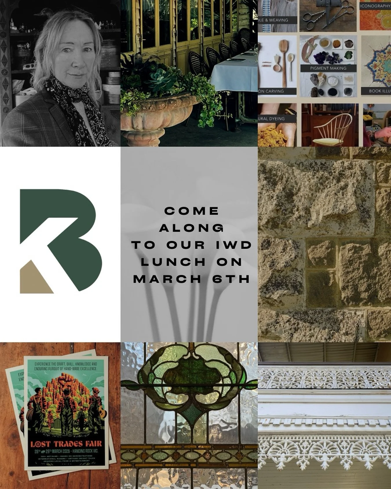 IWD LUNCH 2026: From a childhood in Macedon to a high-flying PR career, then a return to a quieter life in Central Victoria, Lisa Rundell has come full circle. Now Director of the beloved annual event, the Lost Trades Fair, Lisa champions traditional