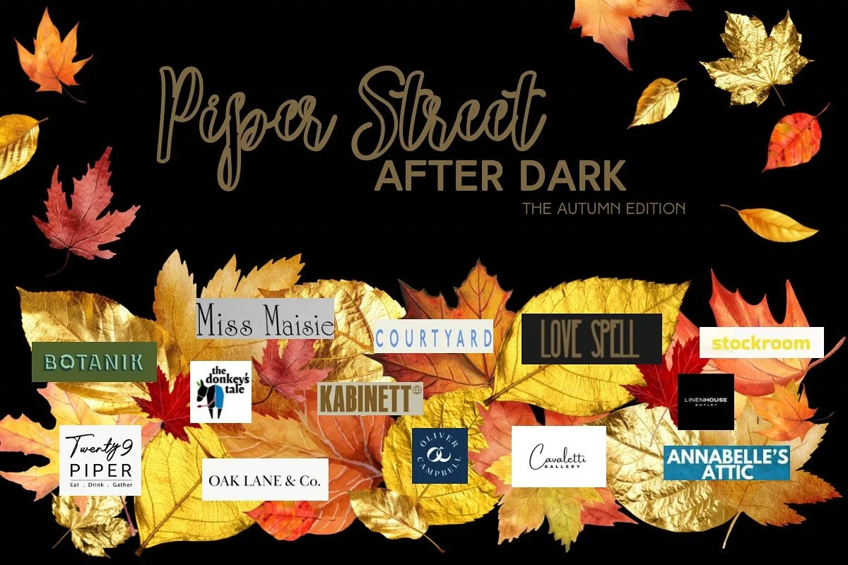 Are you coming along to HARVEST in St Paul&rsquo;s Park &amp; Kyneton Museum in Piper St this evening April 30th from 5 pm?

Don&rsquo;t forget most of the traders will open late as well! &lsquo;Piper St After Dark&rsquo; initiative is coordinated by