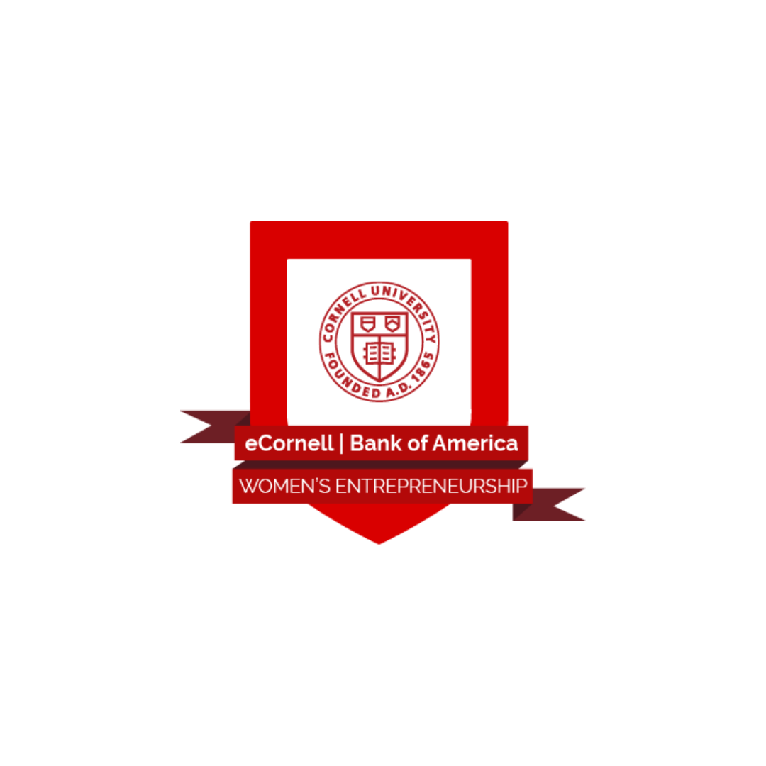 eCornell Entrepreneurship certificate for Christina L. Glancy