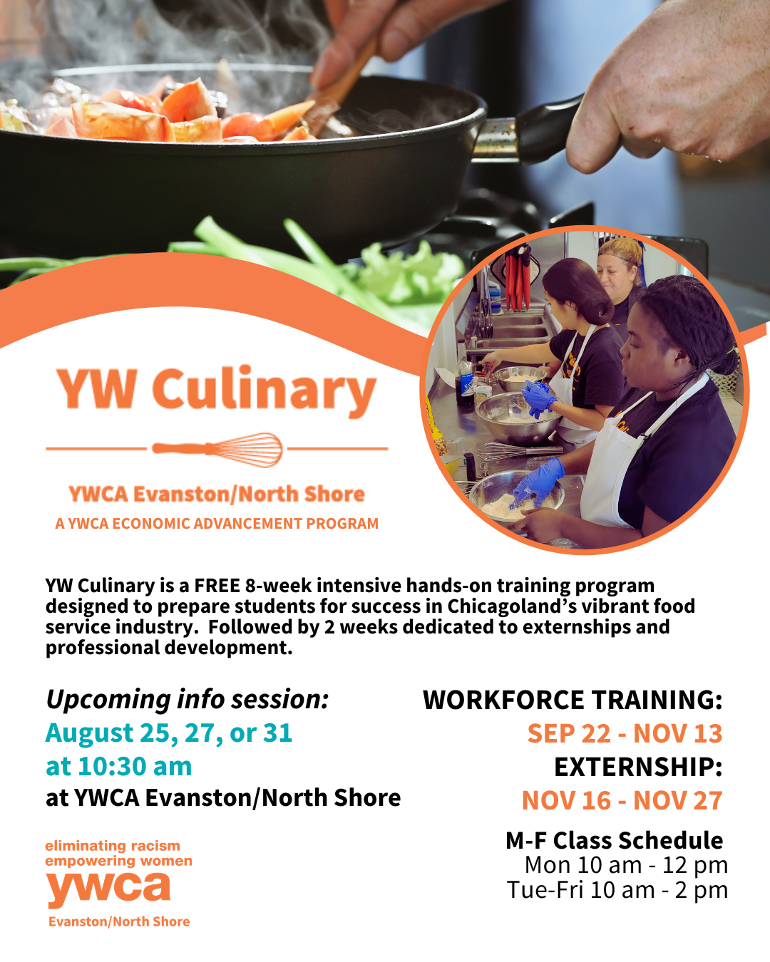 YW Culinary Information Session