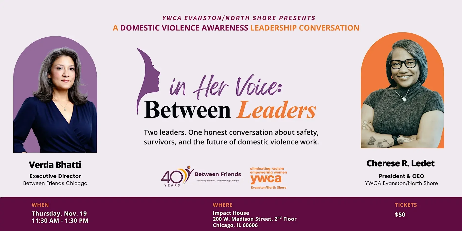 In Her Voice: Between Leaders