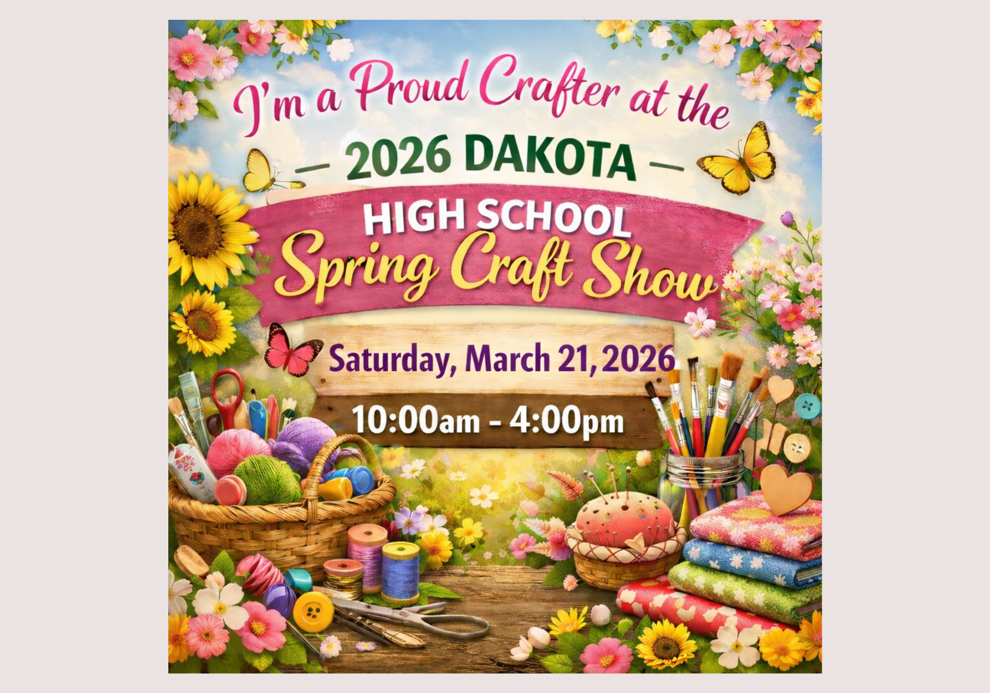 Dakota High school Spring Craft Show