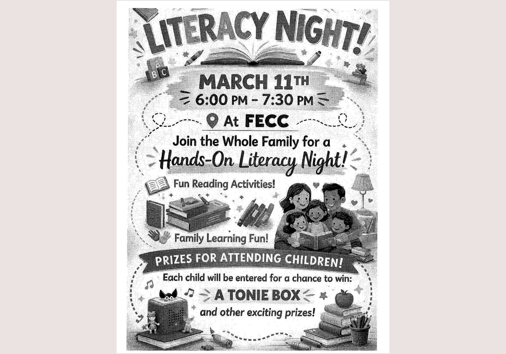 Literacy Night at Ferndale Childhood Center