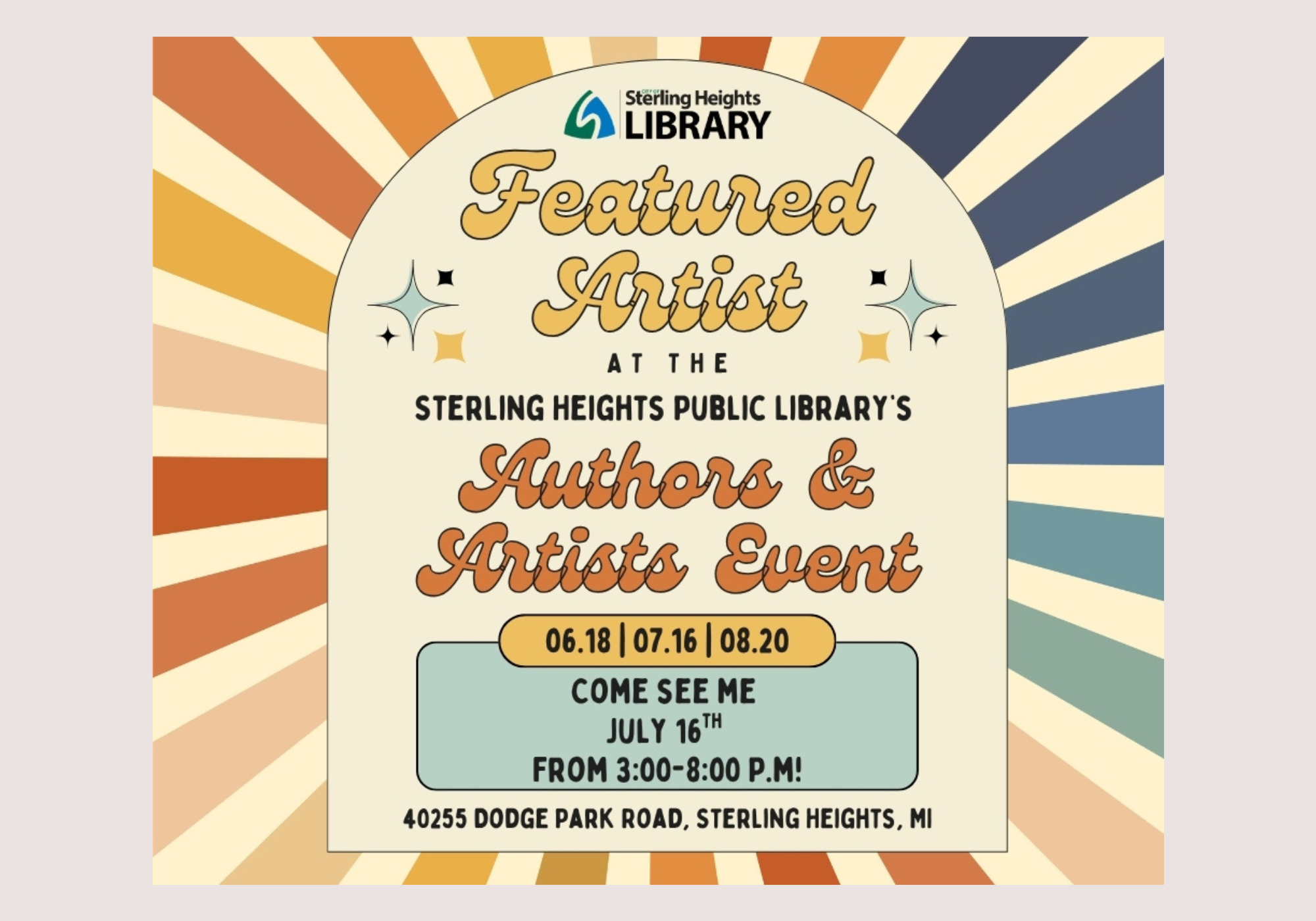 Author and Artists Event 