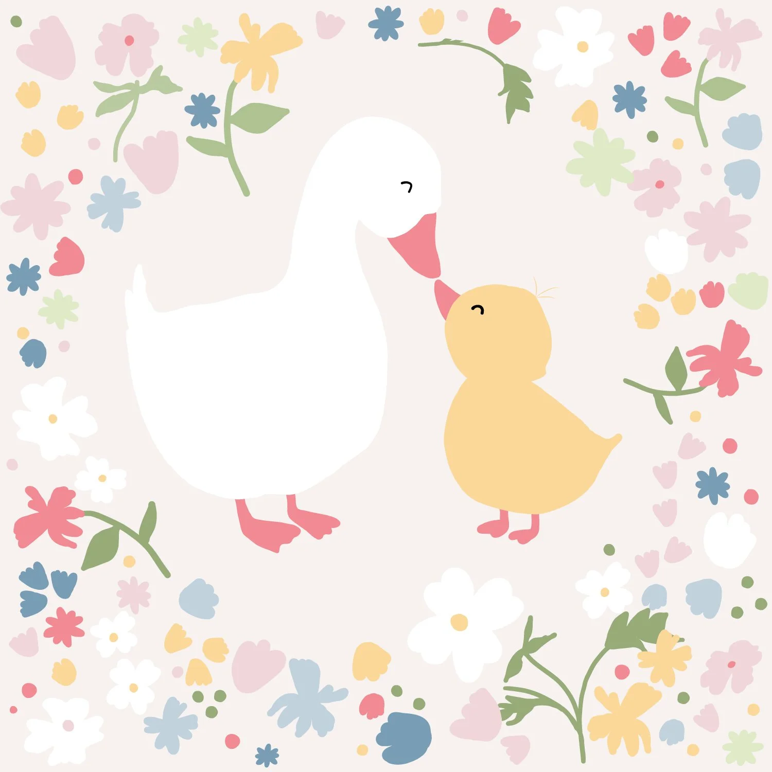 Easter Ducks Floral Mary Clare Schweitzer 01 Artboard 1.jpg