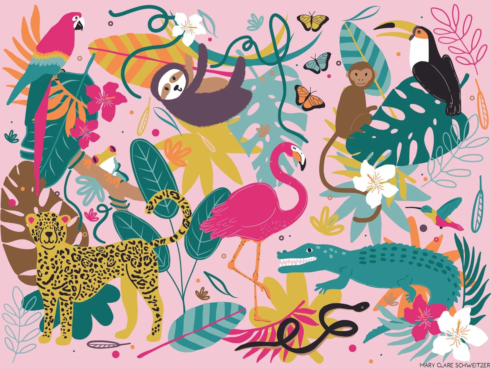 Tropical Rainforest Animal Puzzle Mary Clare Schweitzer Low Res.jpg