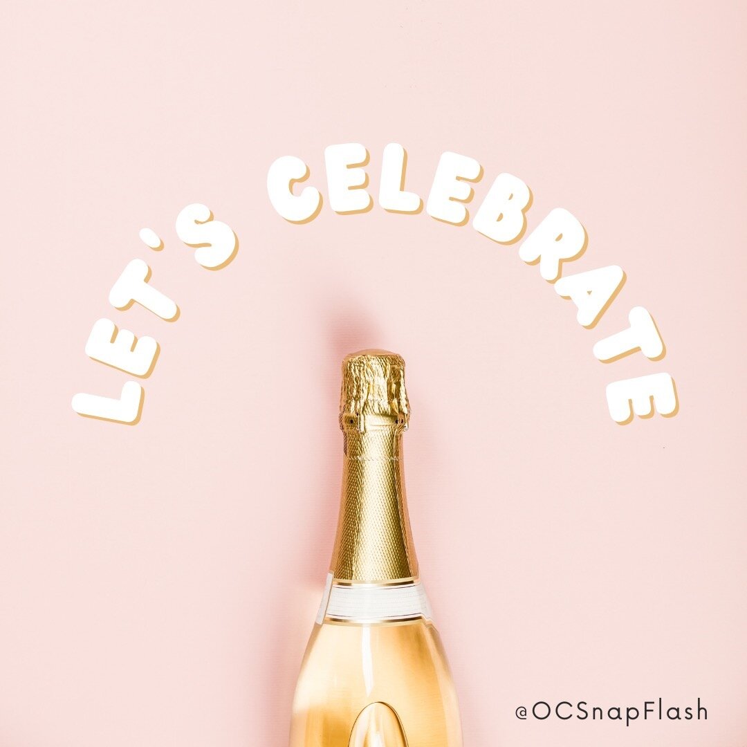 🎉 Let the celebrations begin! 🍾✨ We're popping the cork on something special here at Snap Flash OC, and we couldn't be more excited to share it with you all! 🥂 Cheers to new beginnings, unforgettable memories, and endless smiles captured with our 