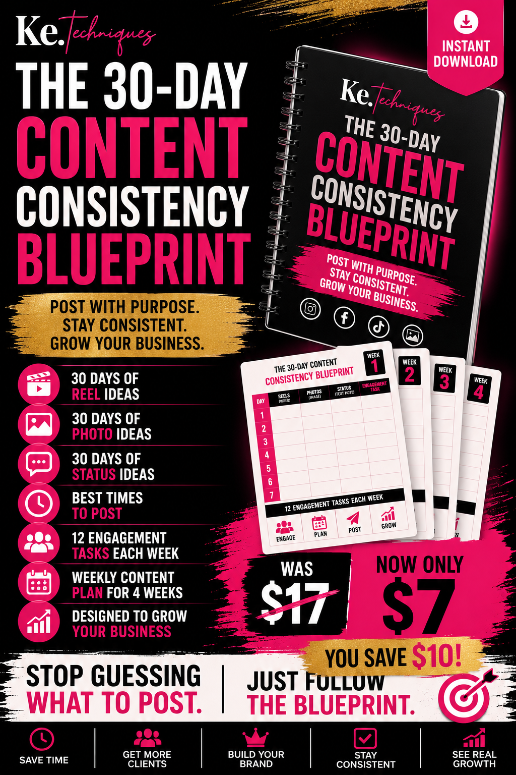 THE 30-DAY CONTENT CONSISTENCY BLUEPRINT