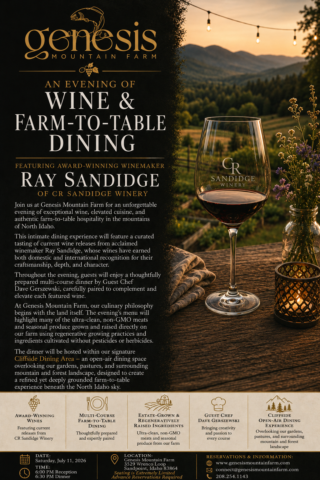 Winemaker Dinner Series: Ray Sandidge