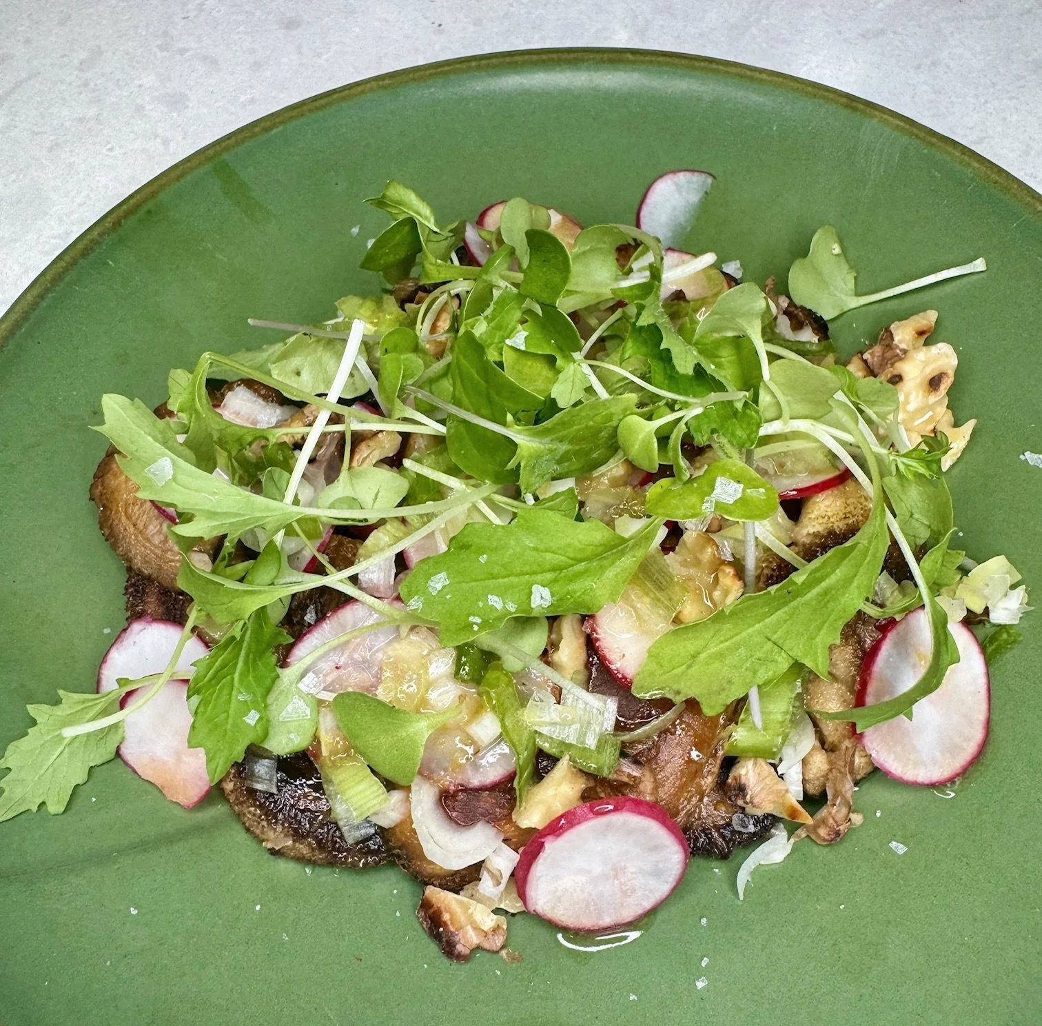 Crinière de lion, noix de Grenoble &amp; beurre au citron
