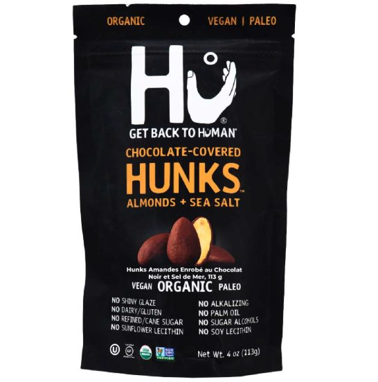 Hu Amandes au chocolat noir biologique
