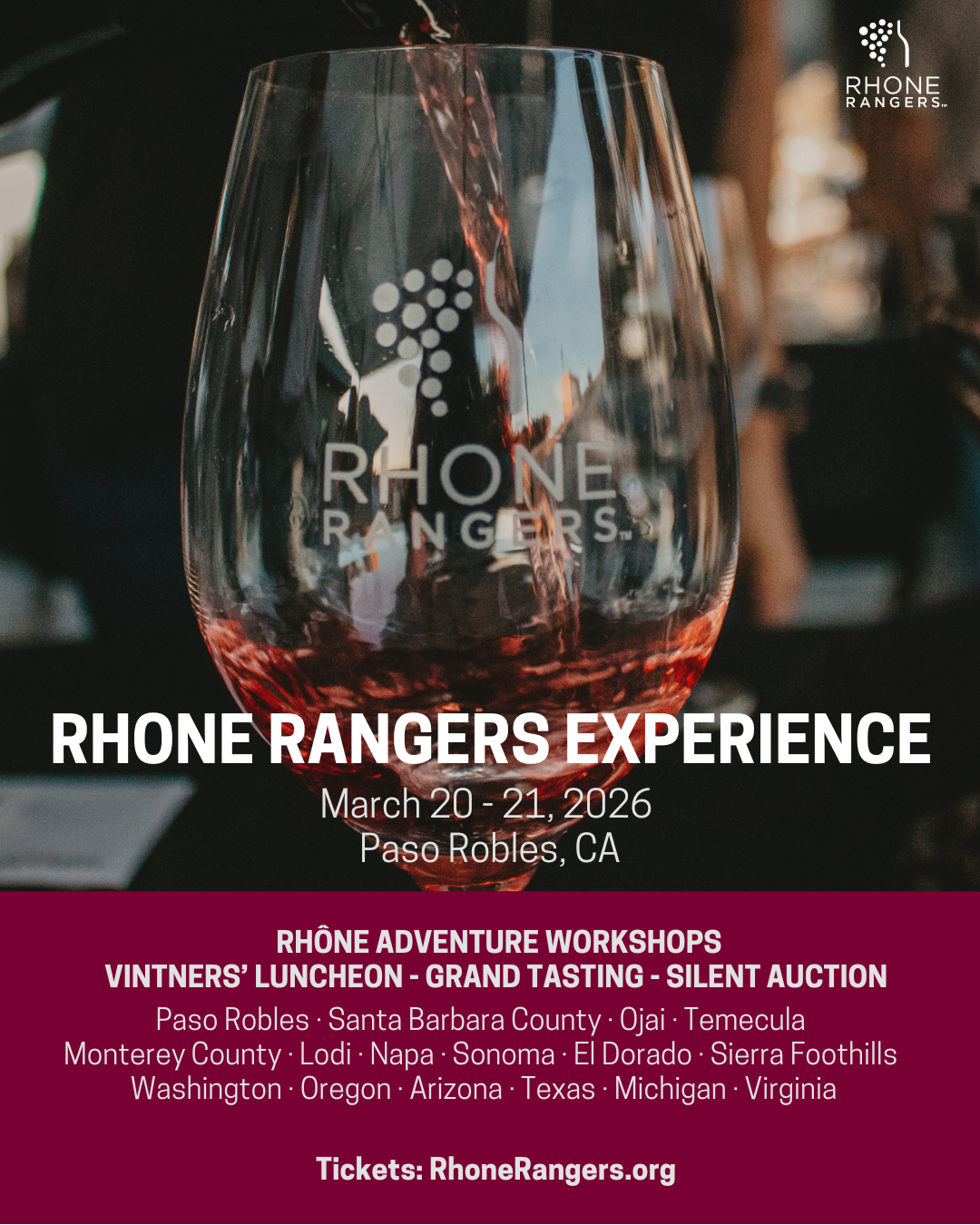🍇🔥 On the Road Celebration Rhone Rangers — Paso Robles