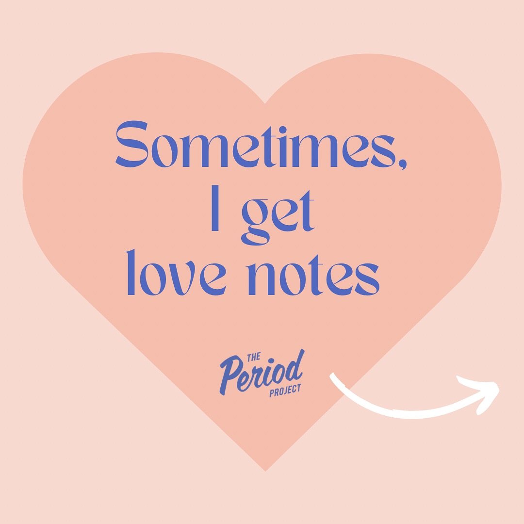 I love these little notes that appear in the question box! 💕 

They really make me smile 🥰

Learning about periods and menstrual health usually brings feelings of being uncomfortable, being nervous, and being embarrassed&hellip; and I know this bec