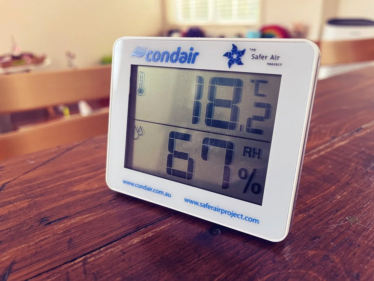 A hygrometer can measure the humidity in your home