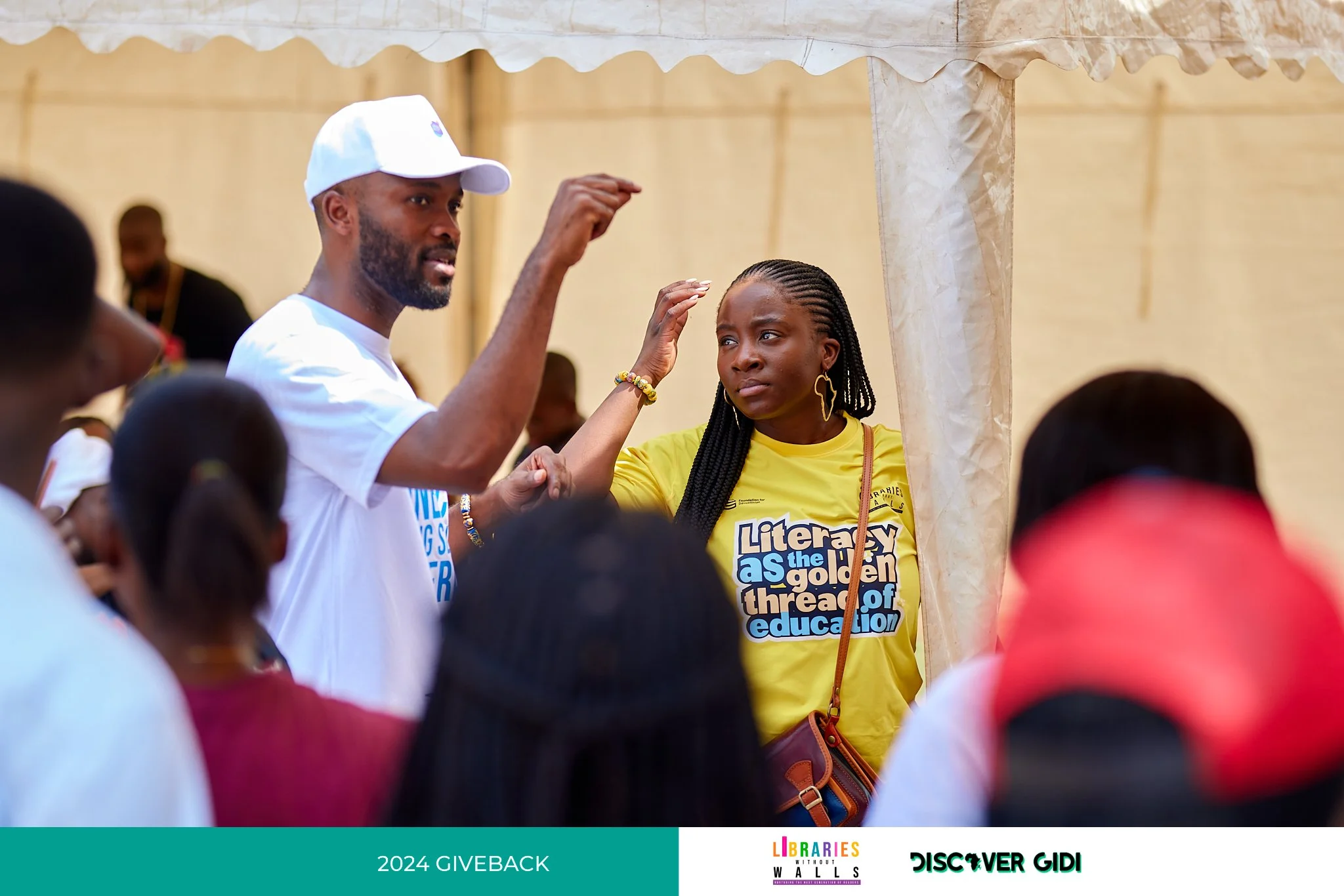 Director, Chiedza Ikpeh, attending FEED X GIDI Giveback Event 2024
