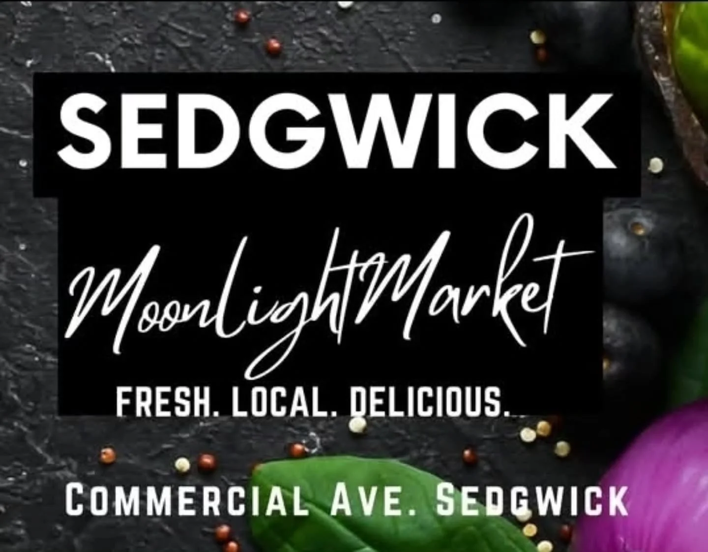Hello, all! We will be at the Moonlight Market tonight in Sedgwick, KS from 6pm to 9pm. We will have: 

- Cinnamon Rolls
- Brownies
- Coffee Cake
- Apple Crisp
- Blueberry Scones
- Mixed Berry Scones
- Cranberry Scones
- Coffee Scones 
- Banana Bread