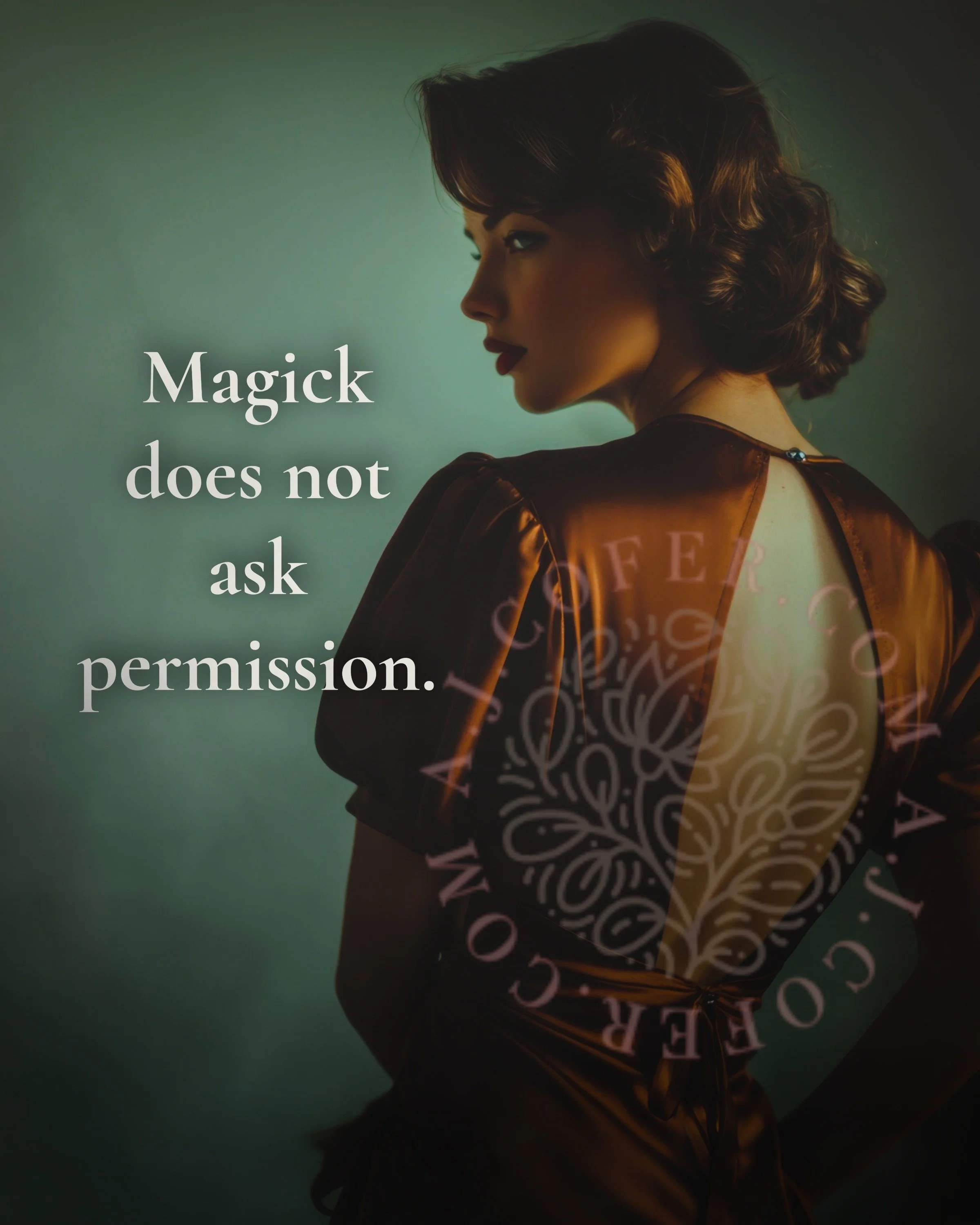 Magick Does Not Ask Permission — 8×10 Print