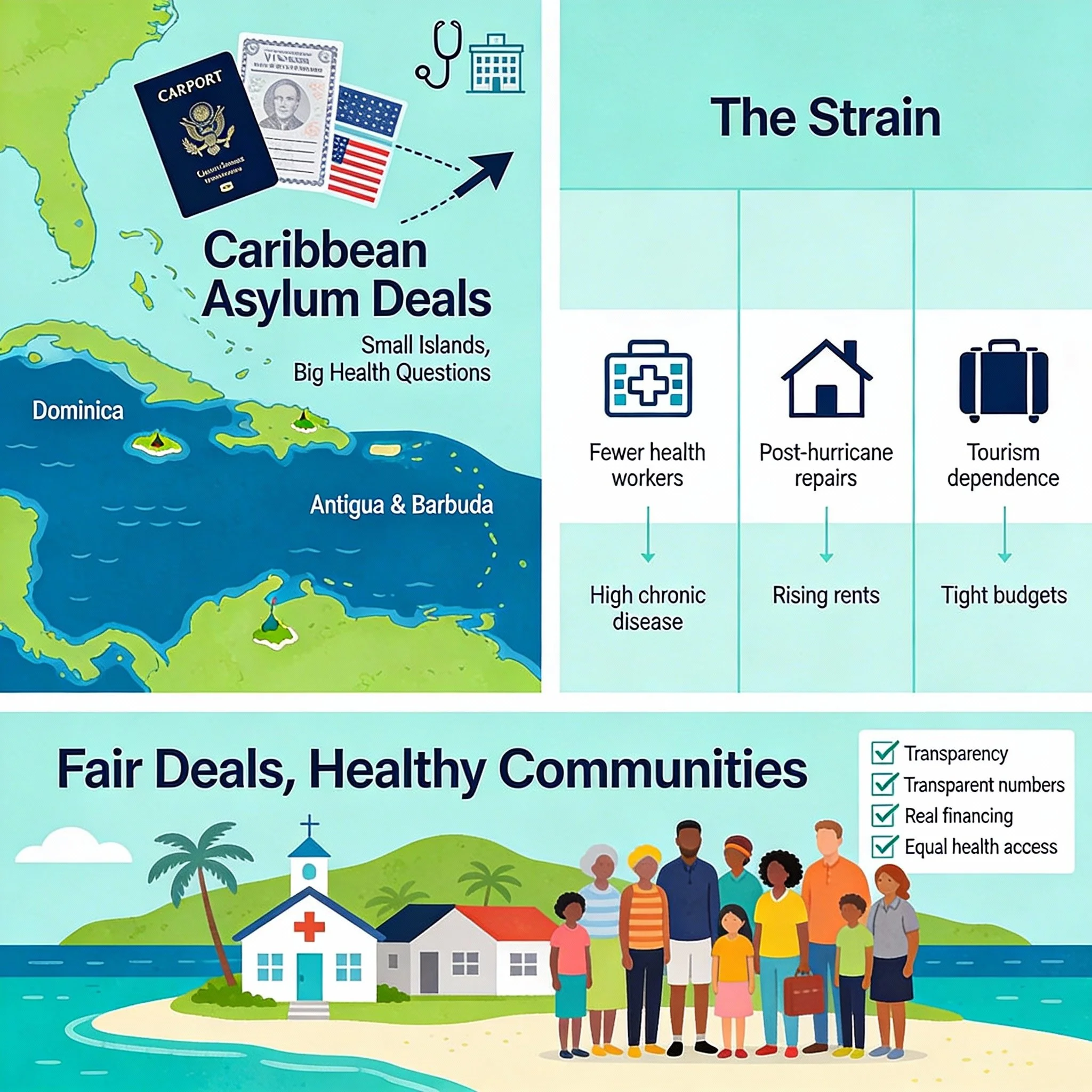 Caribbean Asylum Deals &amp; Public Health: What’s At Stake and How We Can Help