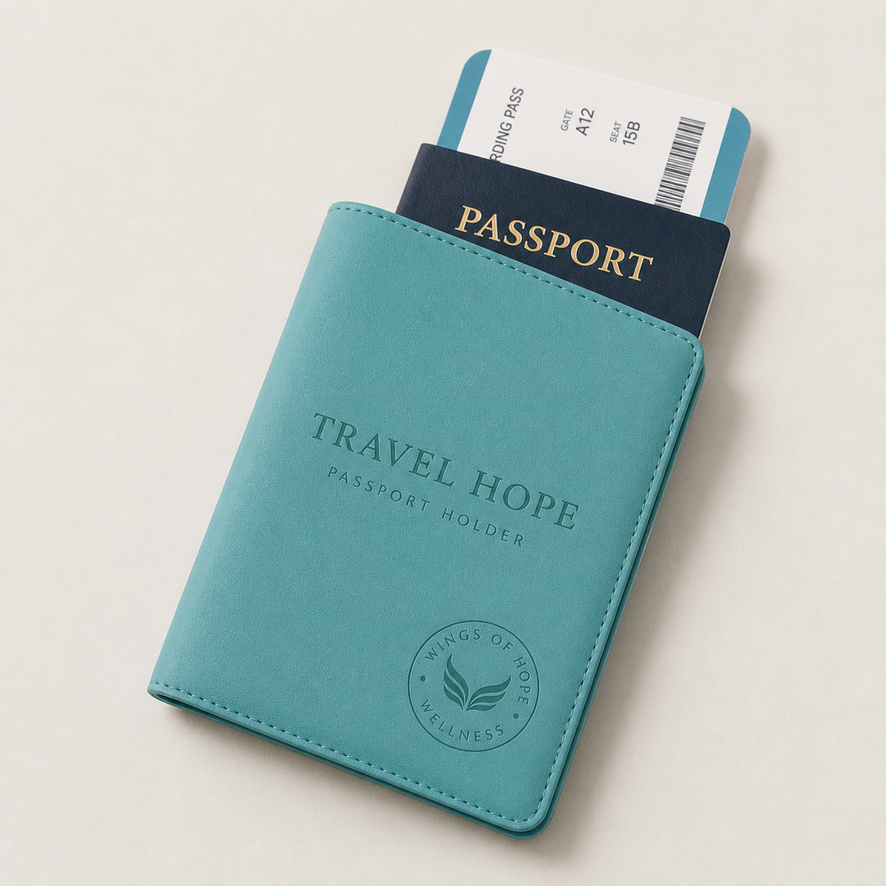 Travel Hope Passport Holder-$28