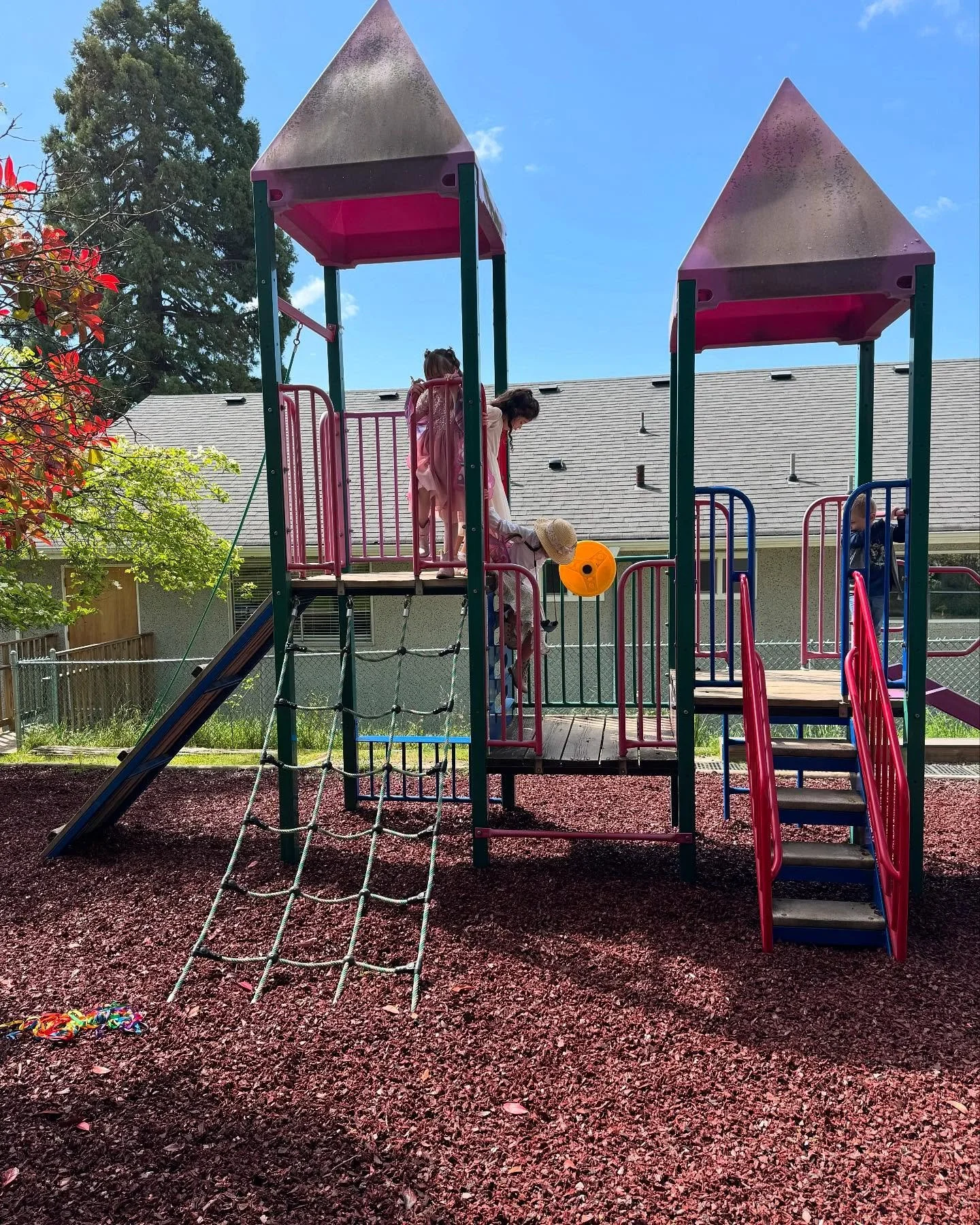 Preschool climbing structure