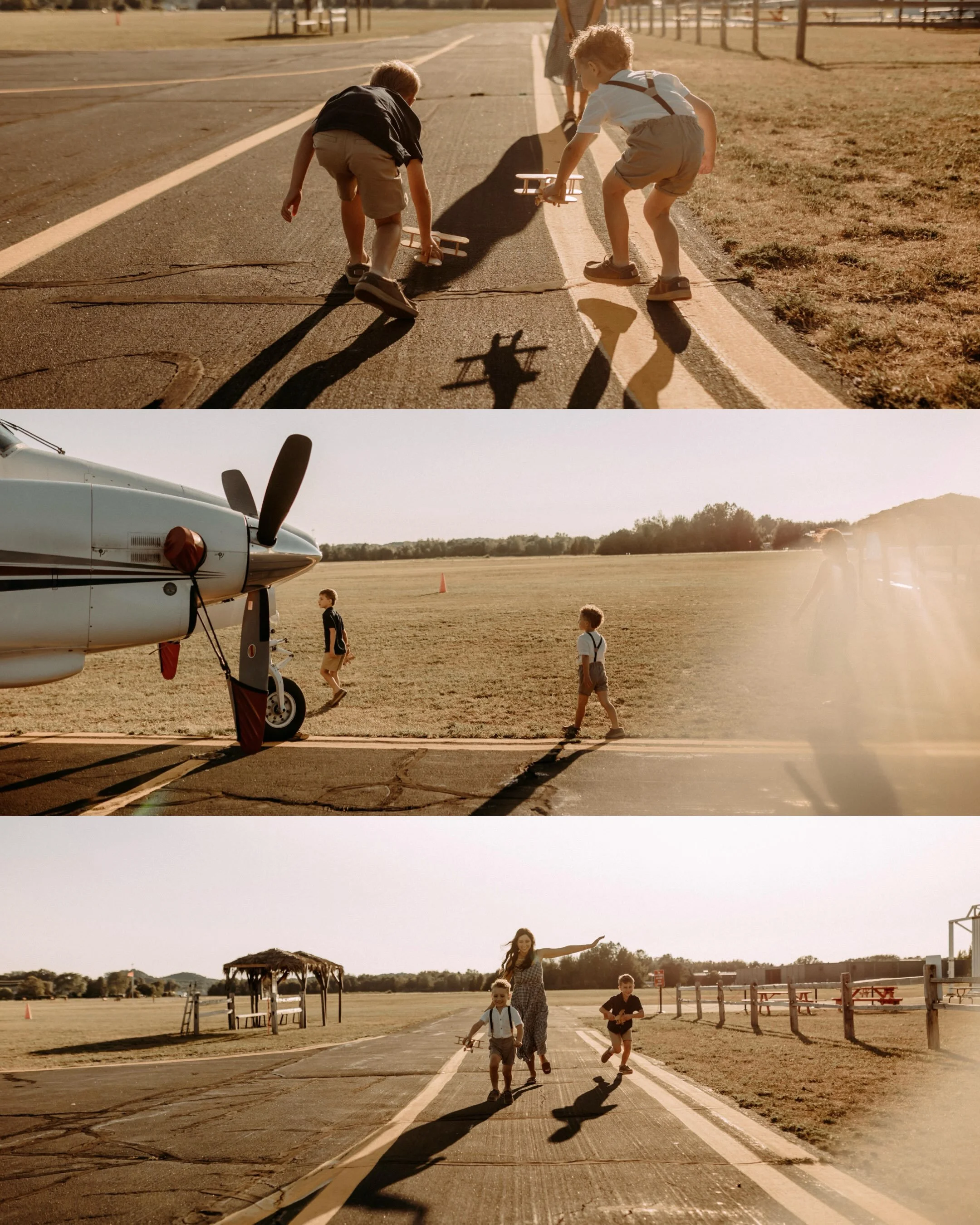 THESE ARE IT. THESE ARE THE MEMORIES. 🥹 The best childhood memories are rarely the perfectly posed ones.

They&rsquo;re the ones where little hands grip wooden airplanes a little too tightly, where brothers race down a runway chasing imaginary adven