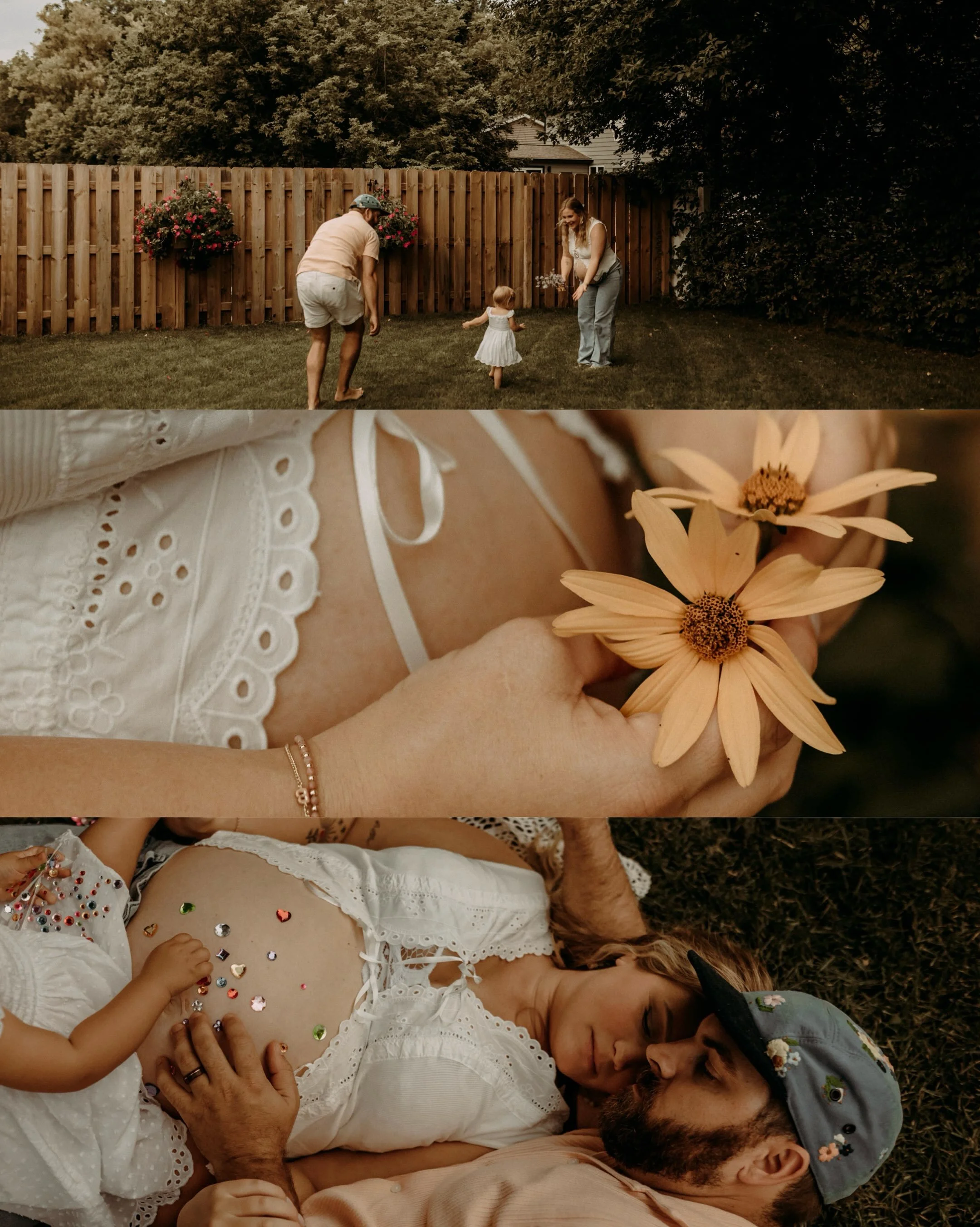 Are you kidding me. Backyards sessions are goat. 
The kind of family story I&rsquo;ll never get tired of documenting. 🤎

A little backyard, a growing belly, tiny hands covered in stickers, wildflowers picked from the yard, and all the in-between mom