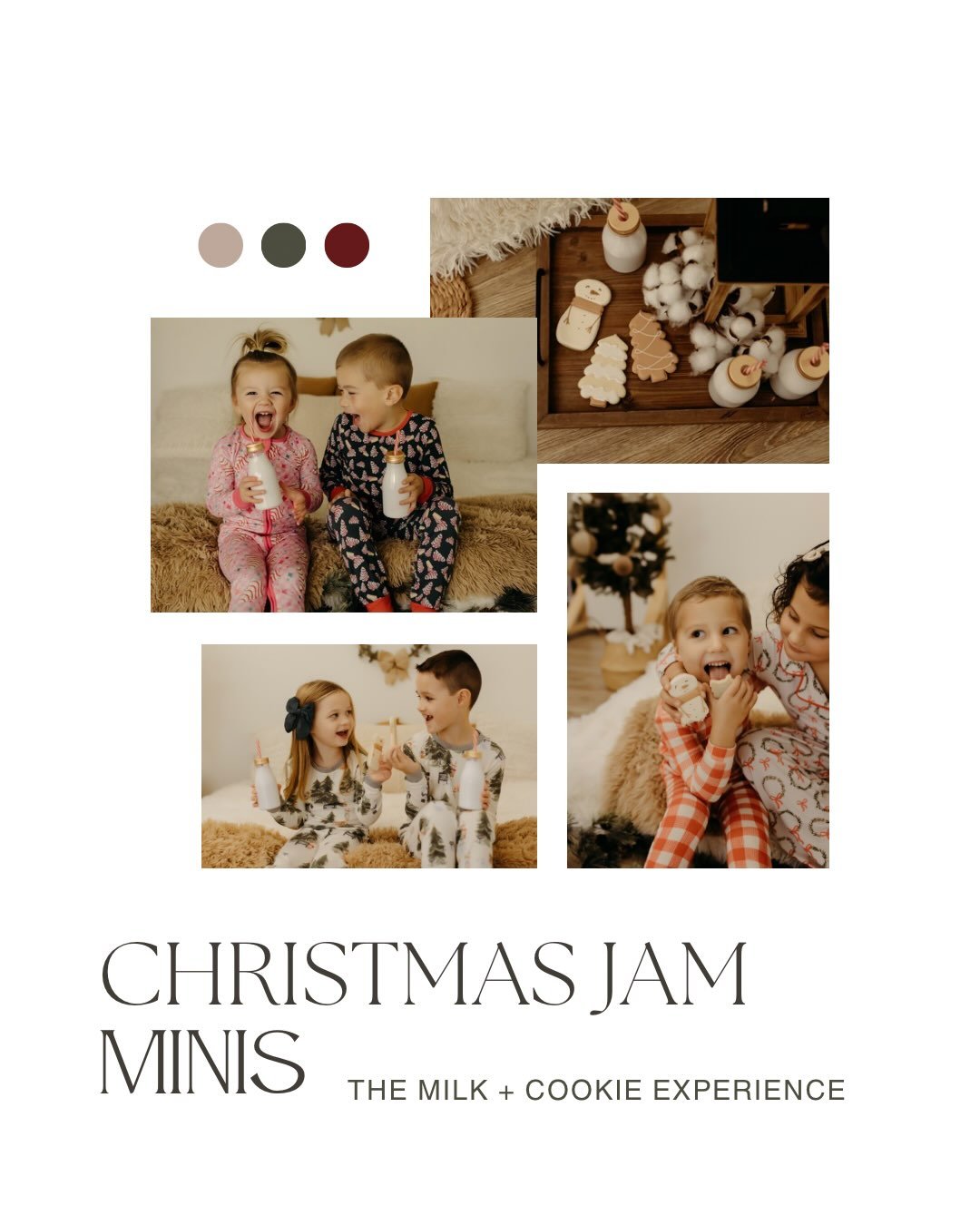 I have ONE spot left for these adorable mini sessions!! This year the cookies will be snowmen, reindeer and presents 🤍 This can be for just your kids or parents can join in the fun! 

Can&rsquo;t wait to see so many old and new faces in a couple wee