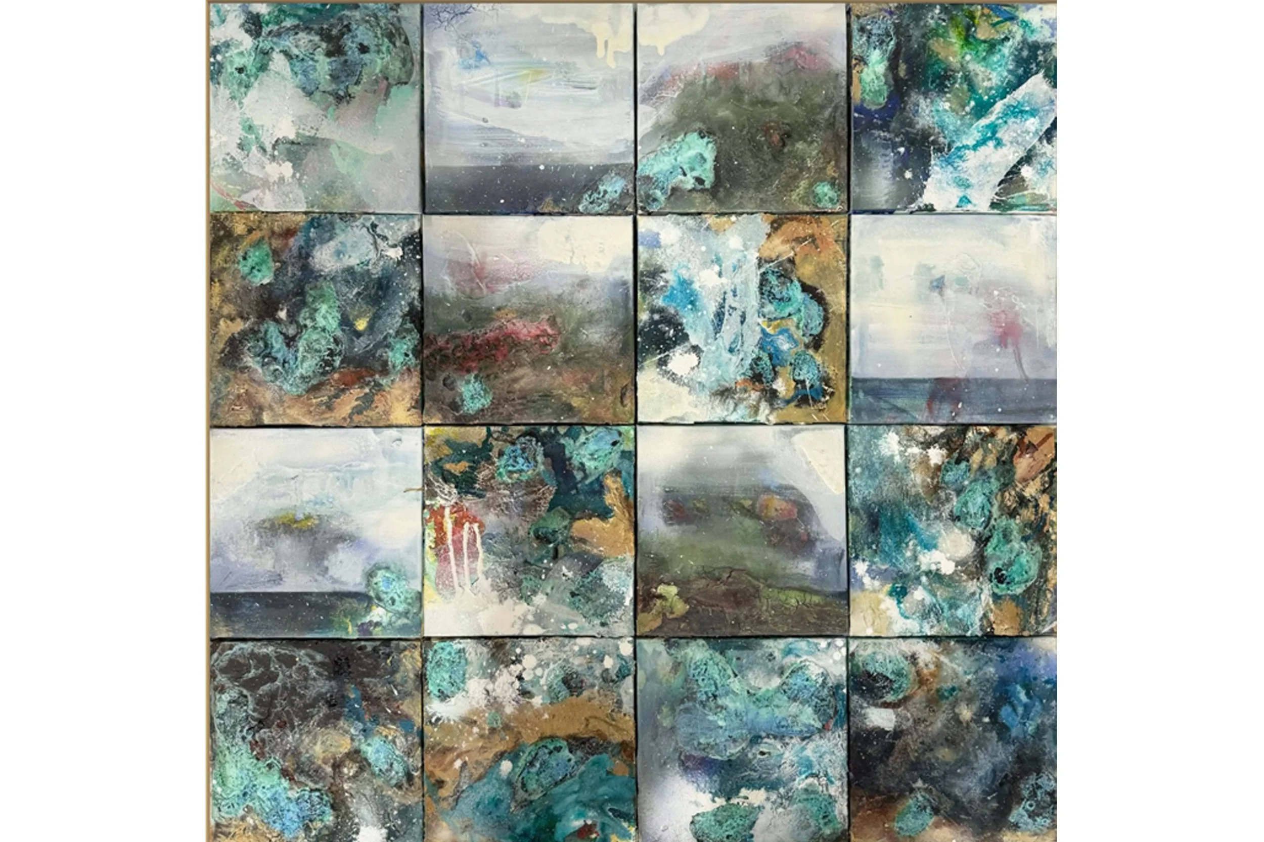 Salt and Light,  100 x 100 cm