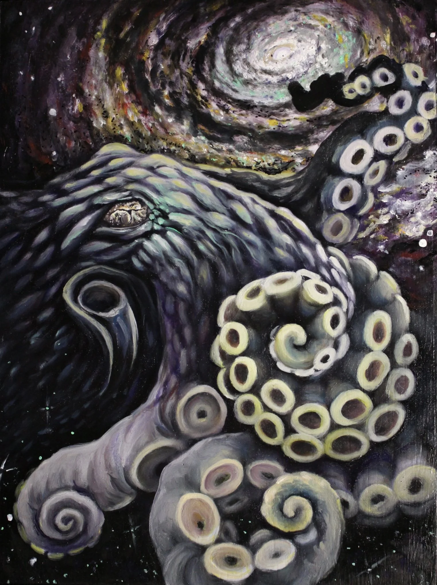 "the explorer'
Oil on wood board