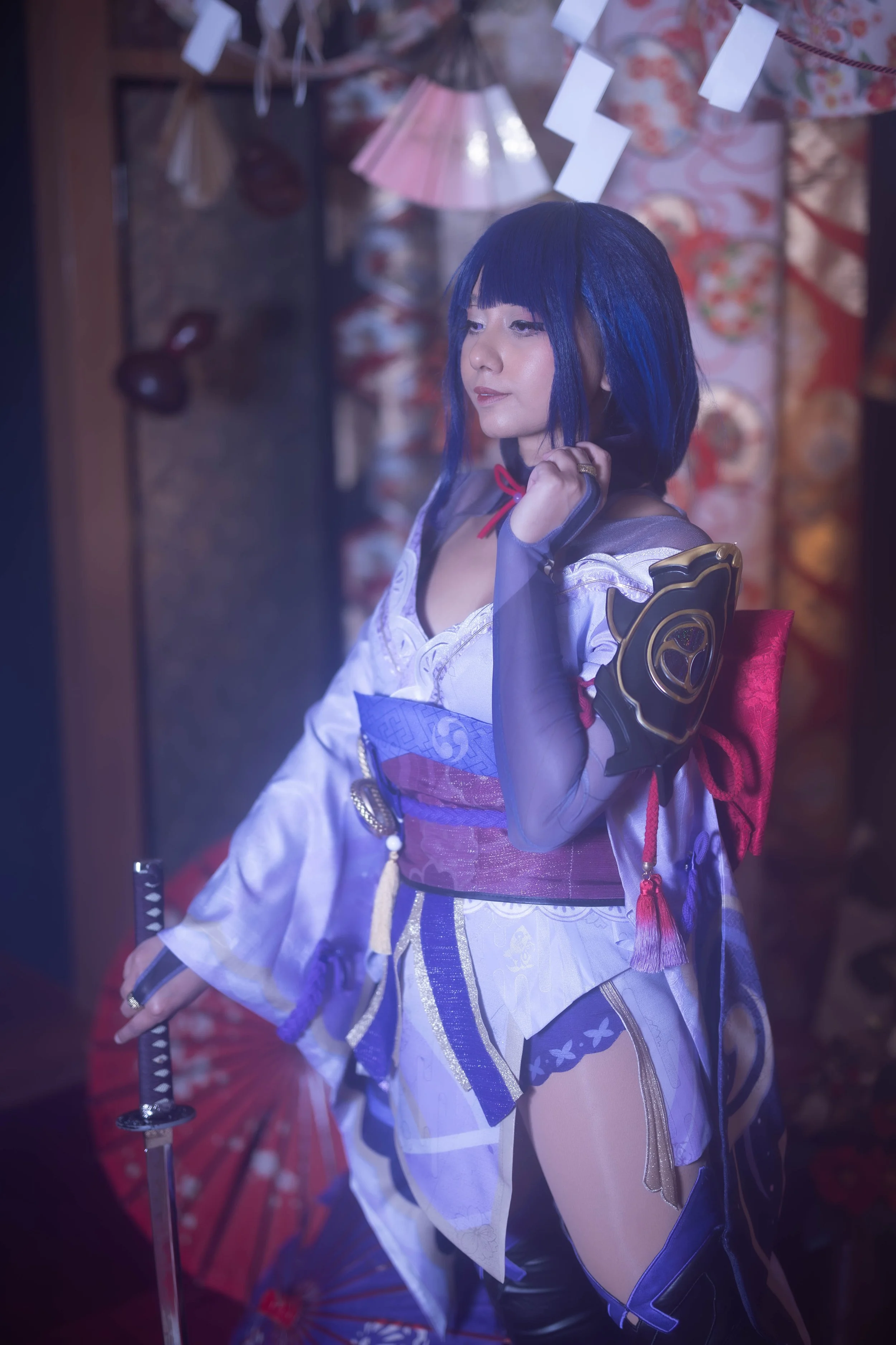  
Raiden Shogun
Costume from 
DokiDoki Cosplay

 See more at Ko-fi 