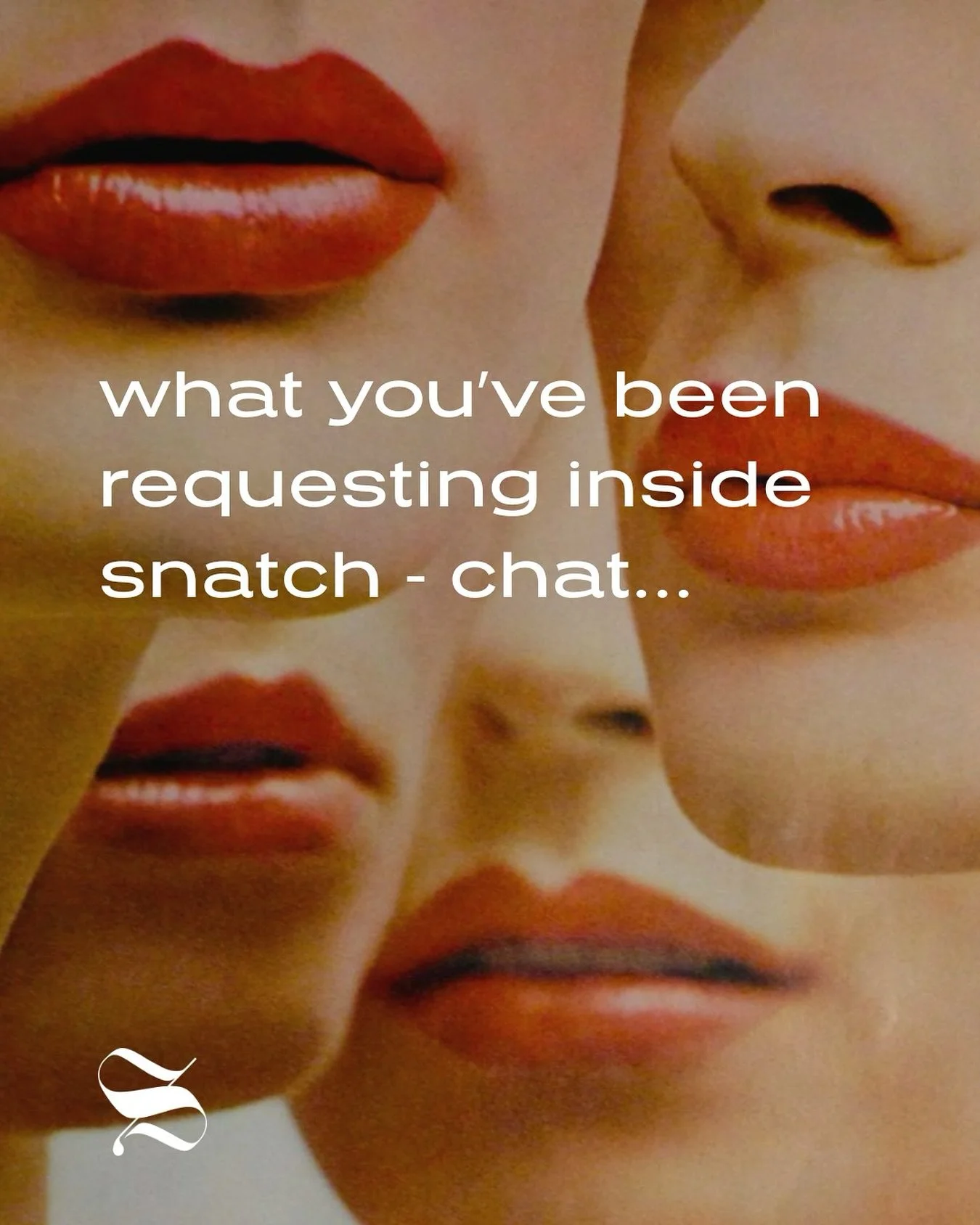 for months our snatch chat community has been asking the same question&rdquo; &lsquo;can we talk to more experts?&rsquo;

well, we listened. next wednesday, october 1, we will have 4 experts joining us for the next 3 months inside our newest program 