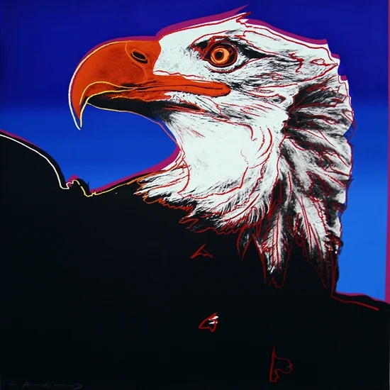 Andy Warhol's Bald Eagle, from Endangered Species