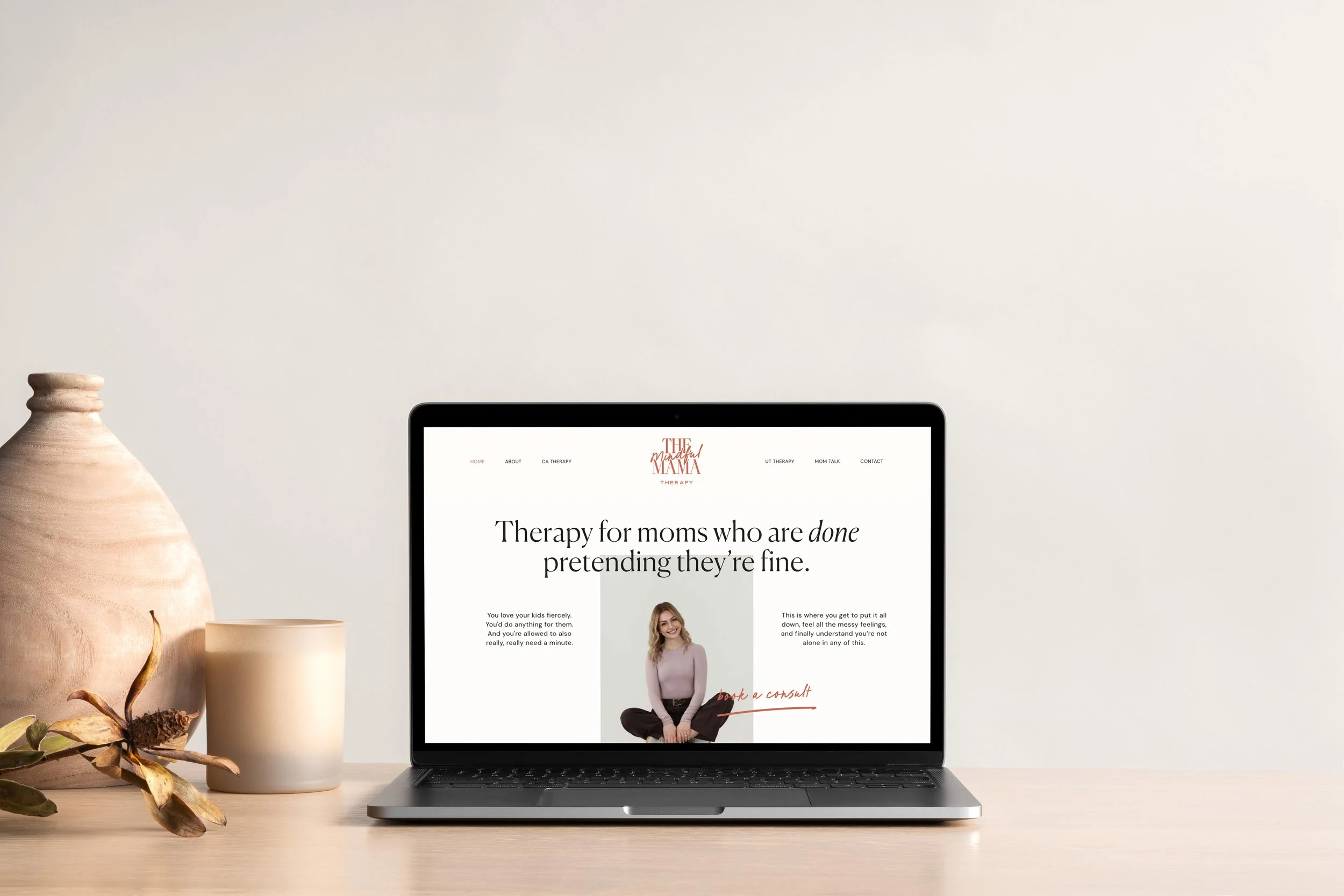 The Mindful Mama Therapy – White Label Squarespace Development
