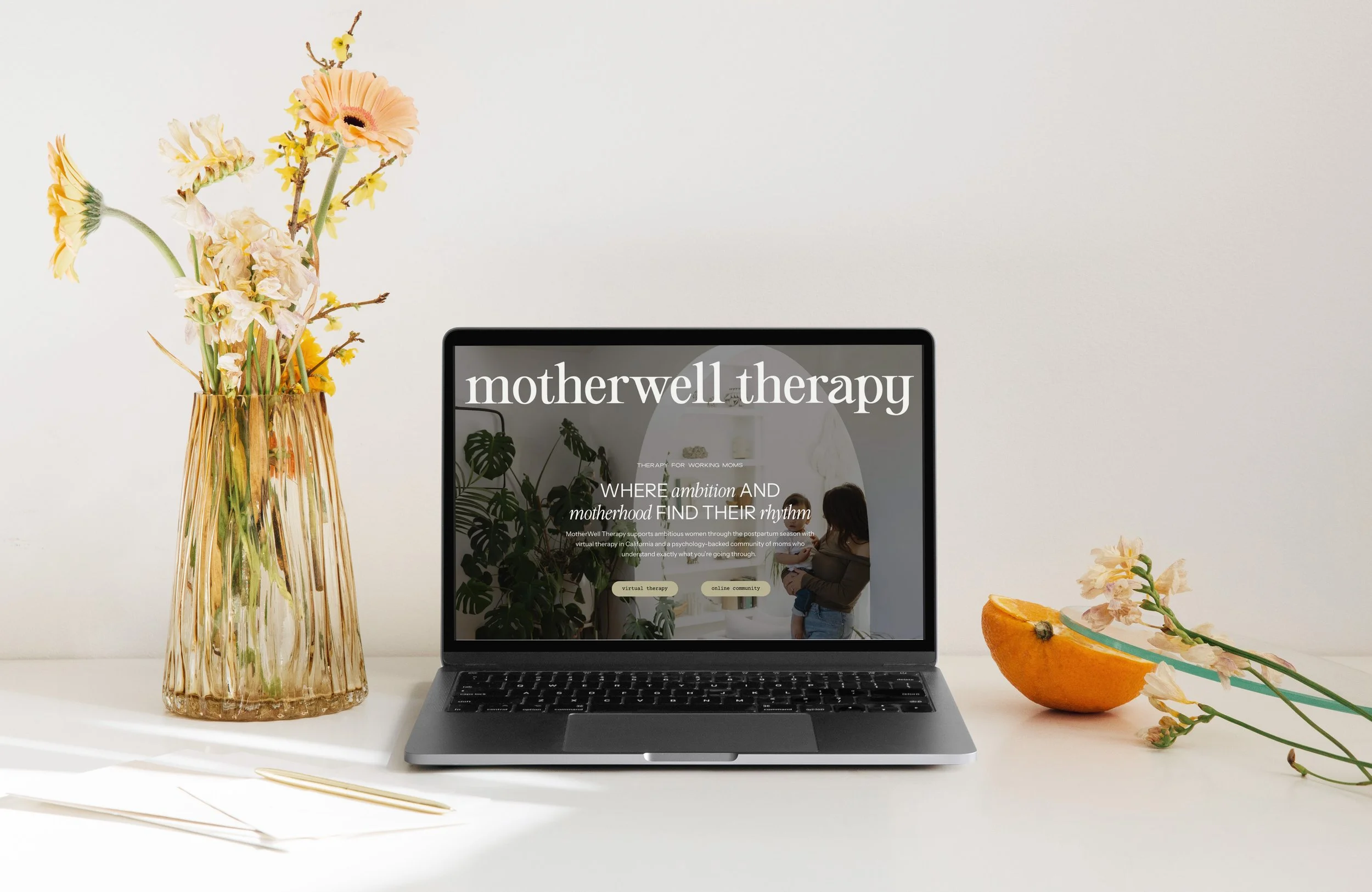 Motherwell Therapy – White Label Squarespace Development