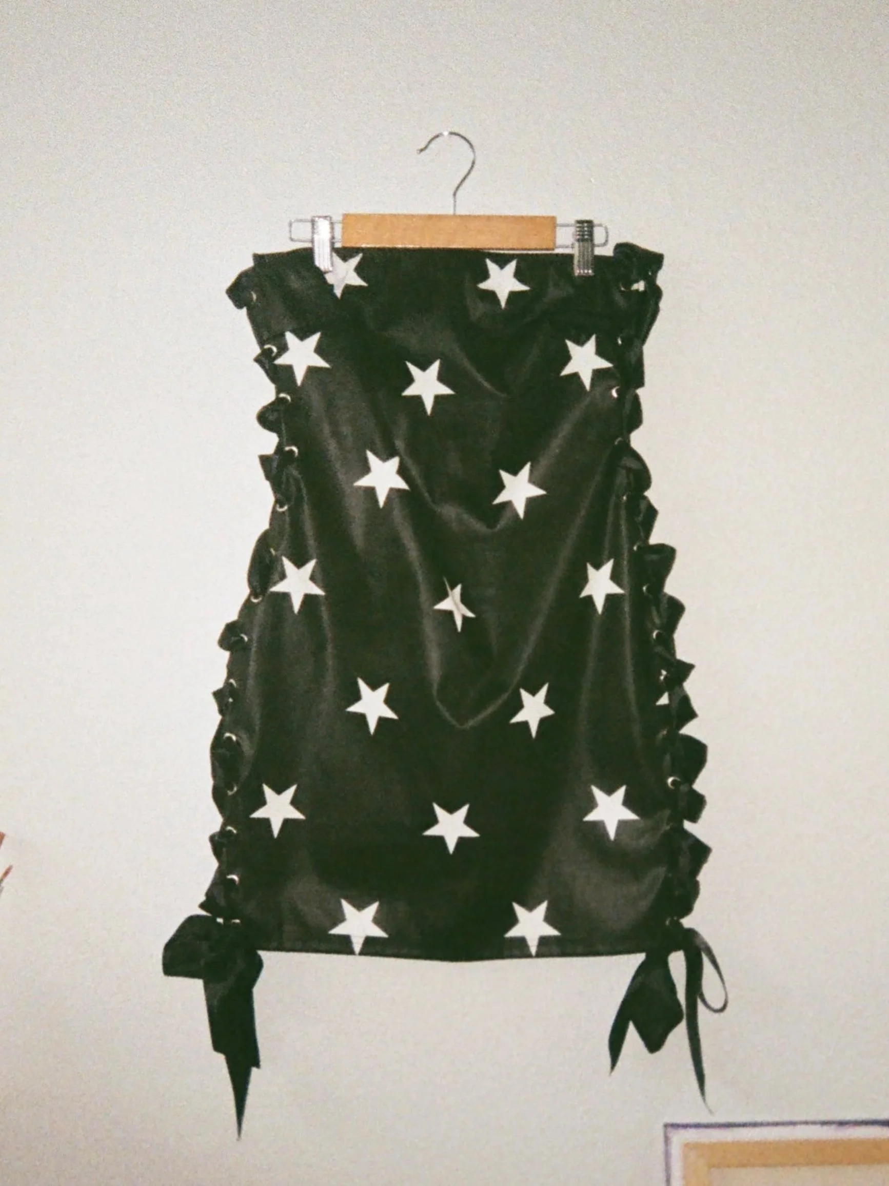 Lace-Up Star Bodycon Dress