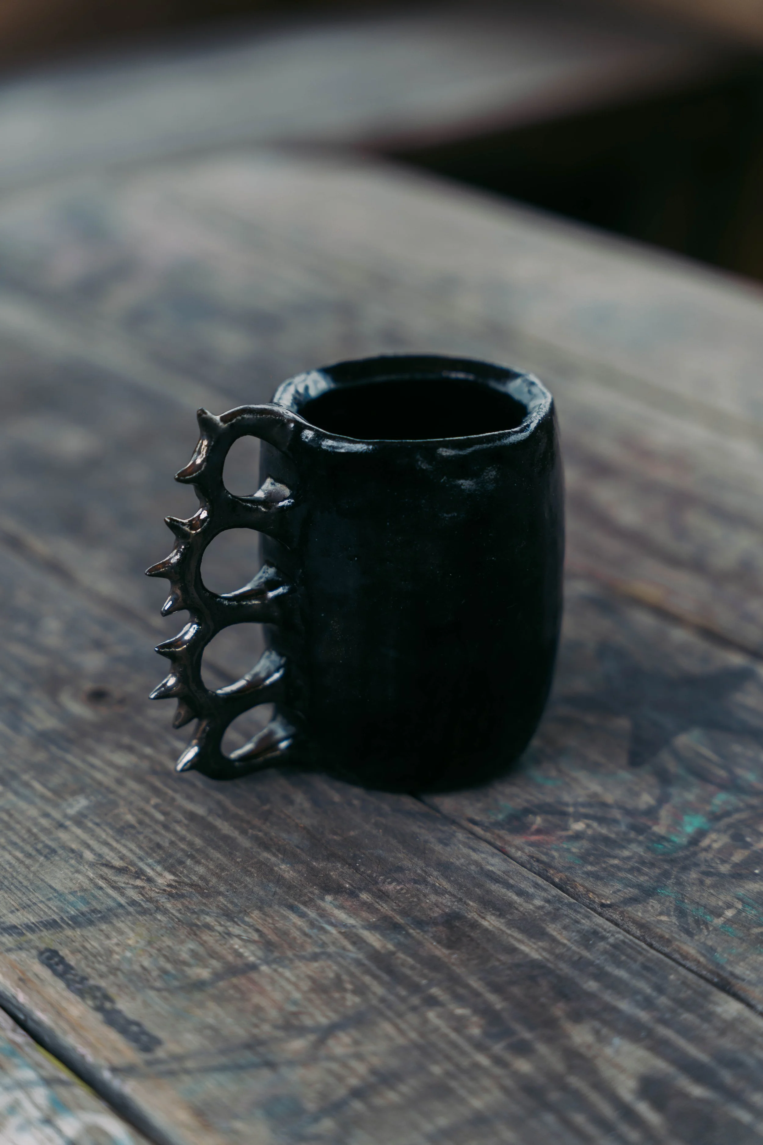 Brass Knuckles Mug